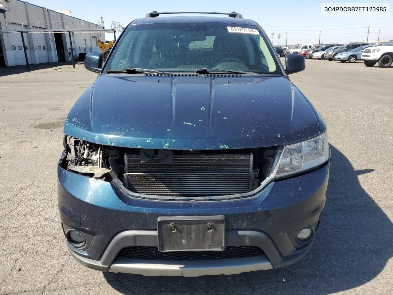 2014 Dodge Journey Sxt VIN: 3C4PDCBB7ET123985 Lot: 69189754