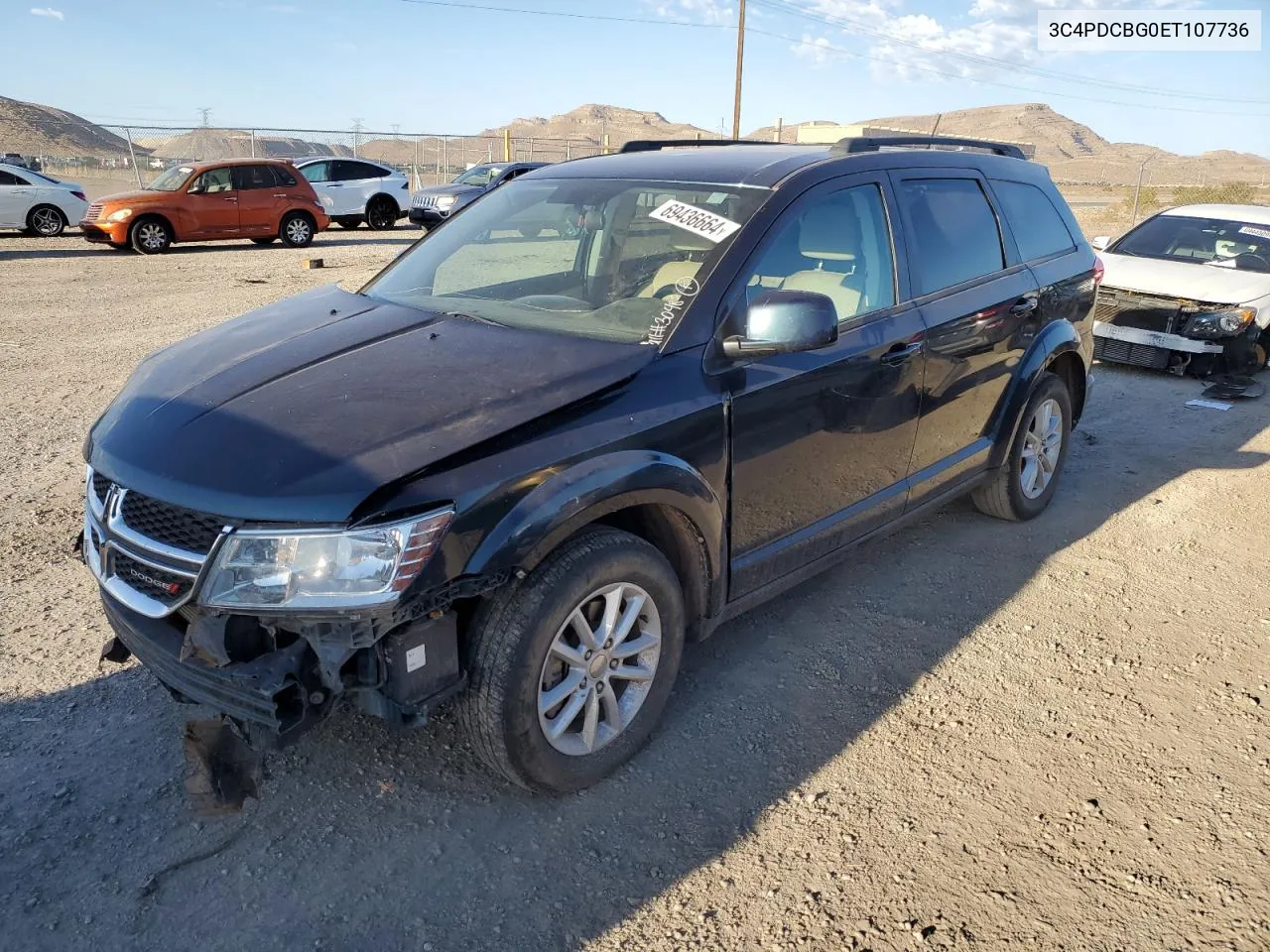 2014 Dodge Journey Sxt VIN: 3C4PDCBG0ET107736 Lot: 69436664