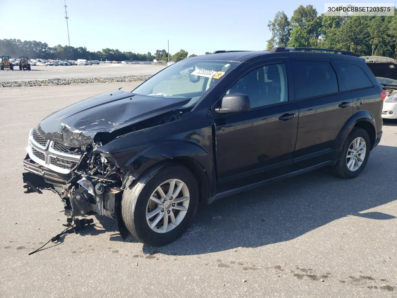 2014 Dodge Journey Sxt VIN: 3C4PDCBB5ET203575 Lot: 70280304