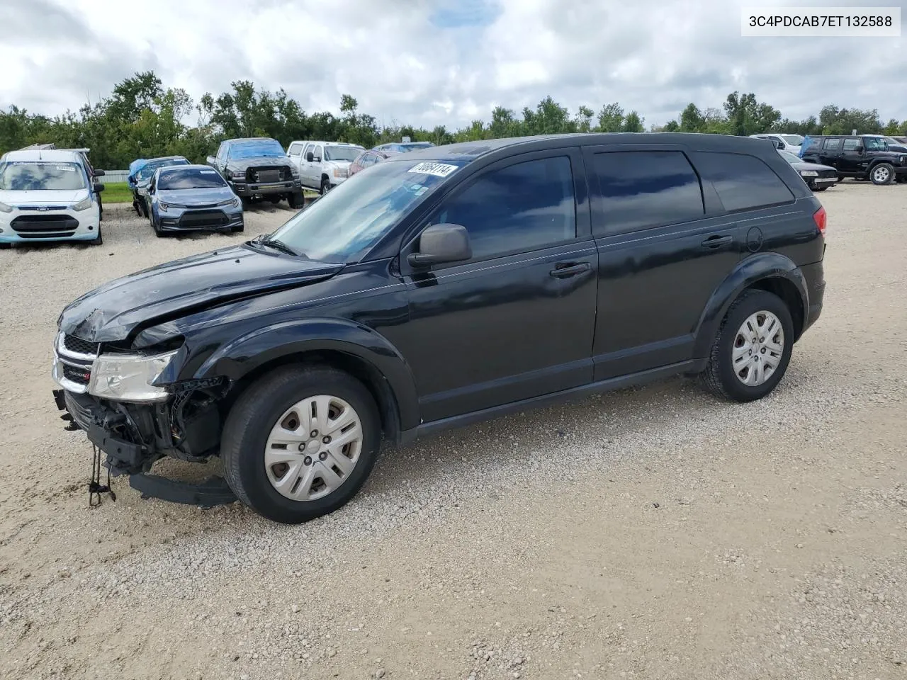 2014 Dodge Journey Se VIN: 3C4PDCAB7ET132588 Lot: 70864114