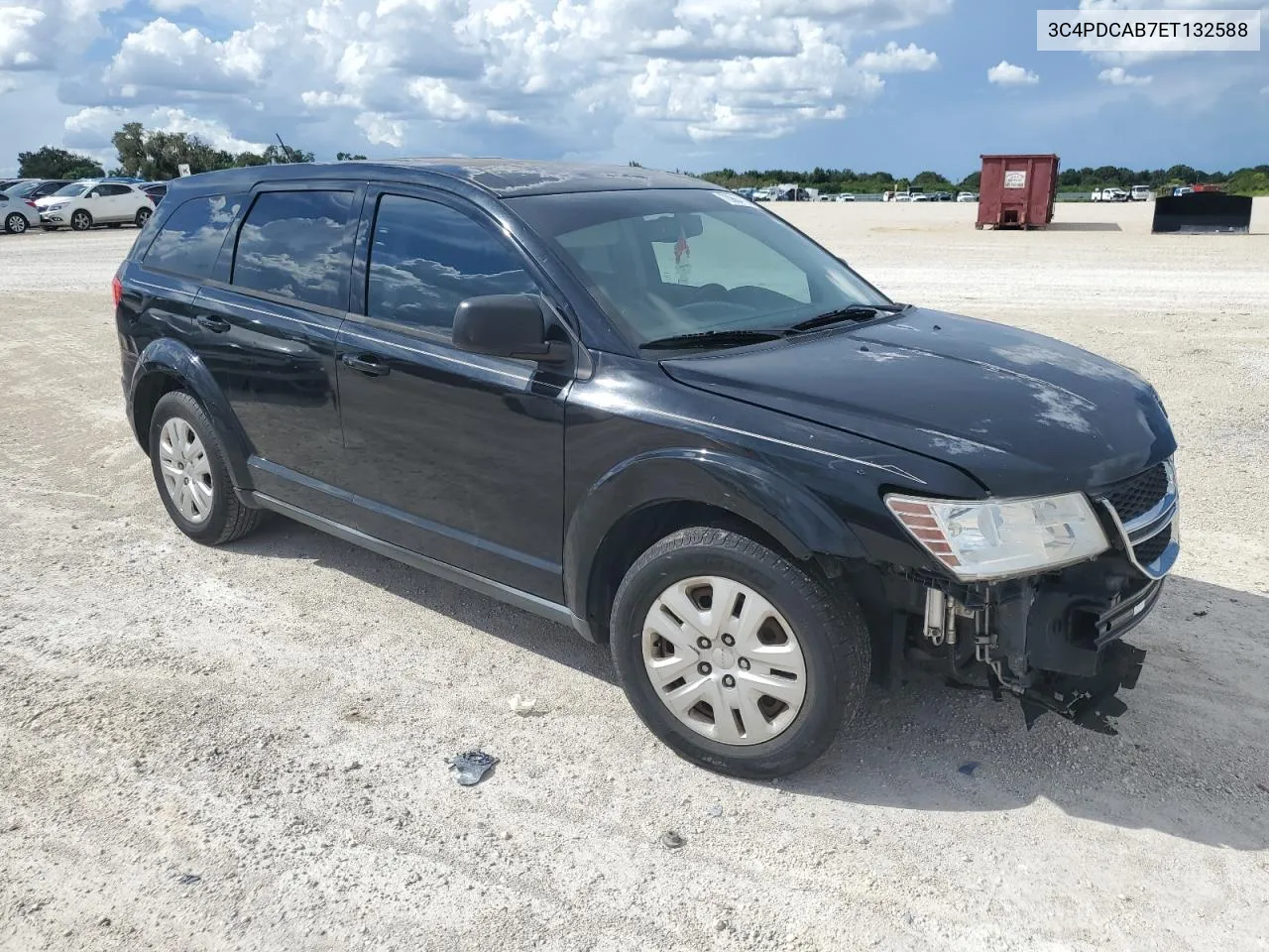 2014 Dodge Journey Se VIN: 3C4PDCAB7ET132588 Lot: 70864114