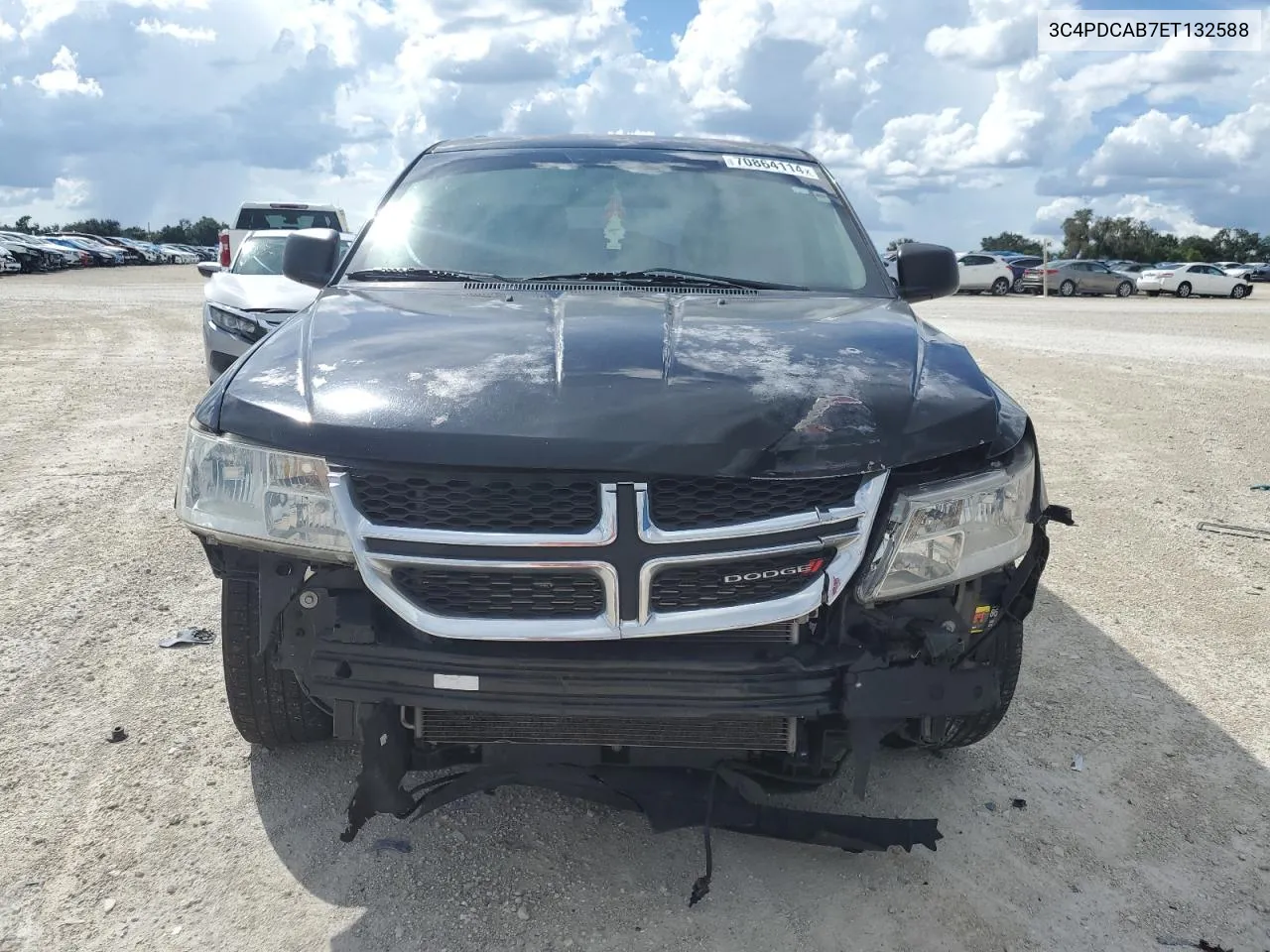 2014 Dodge Journey Se VIN: 3C4PDCAB7ET132588 Lot: 70864114