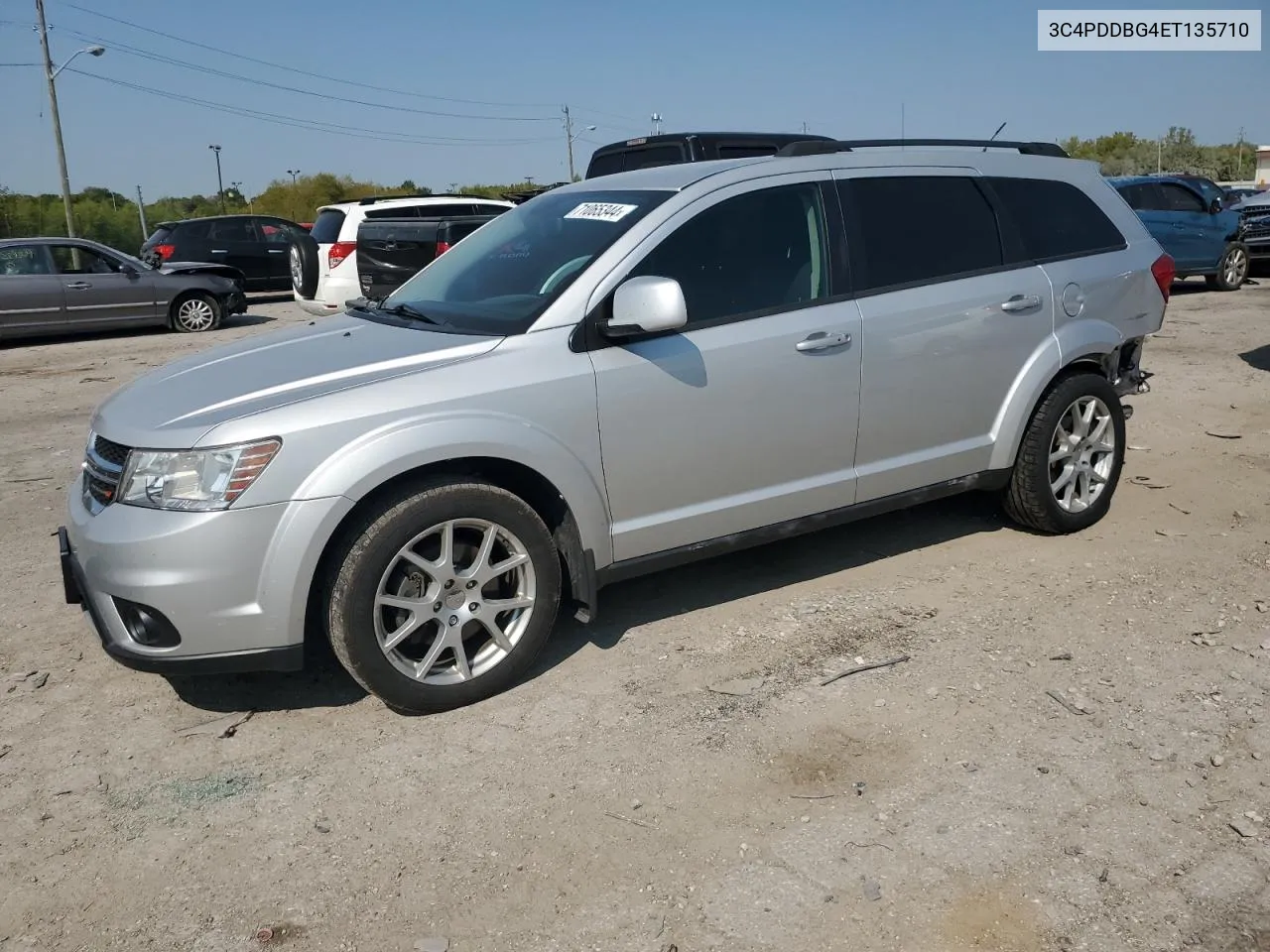 2014 Dodge Journey Sxt VIN: 3C4PDDBG4ET135710 Lot: 71065344