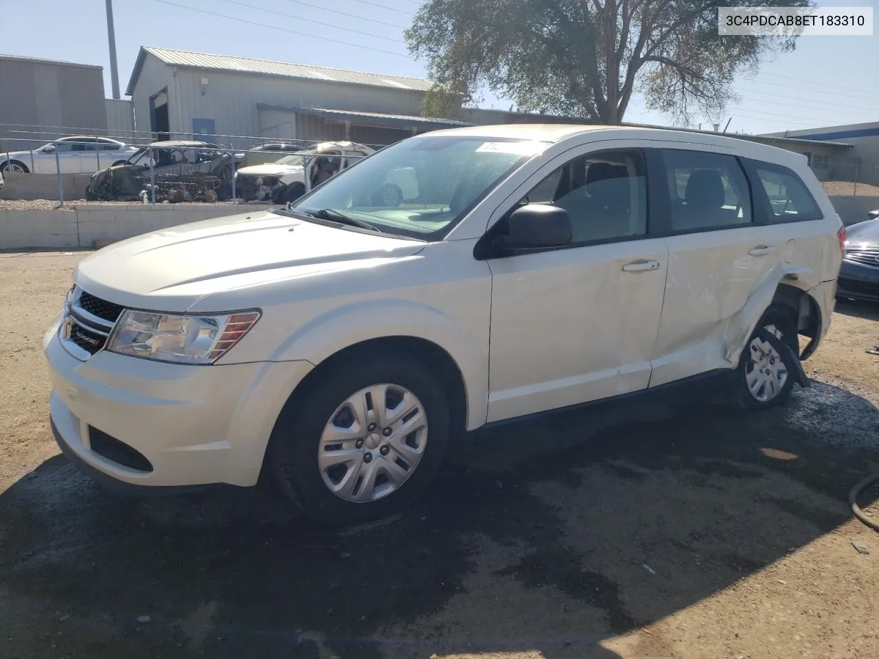 2014 Dodge Journey Se VIN: 3C4PDCAB8ET183310 Lot: 71240314