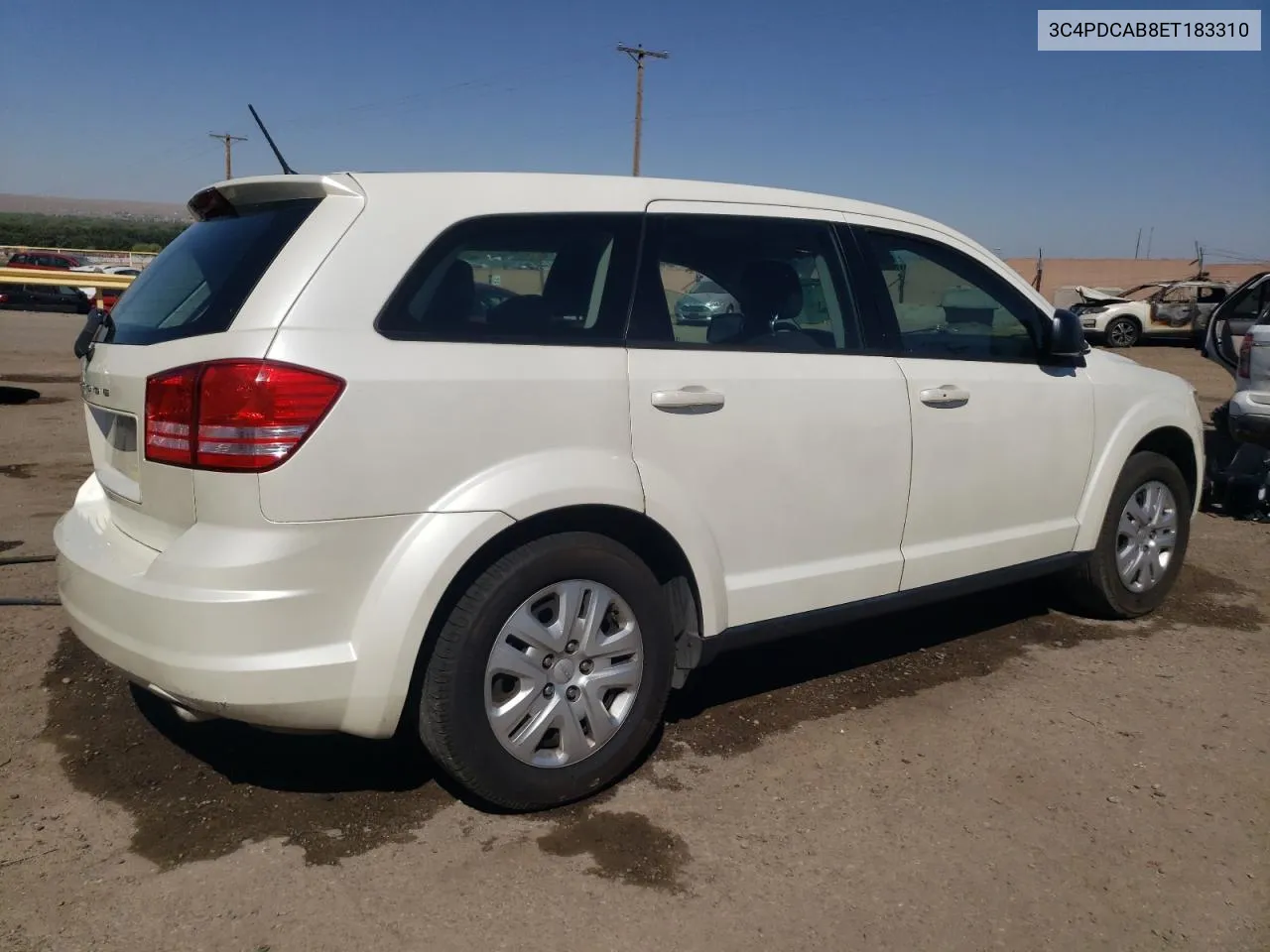 2014 Dodge Journey Se VIN: 3C4PDCAB8ET183310 Lot: 71240314