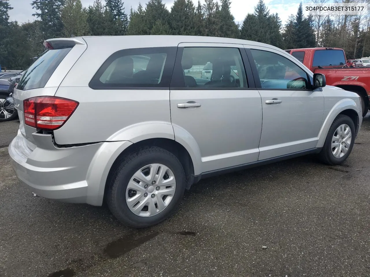 2014 Dodge Journey Se VIN: 3C4PDCAB3ET315177 Lot: 71302634