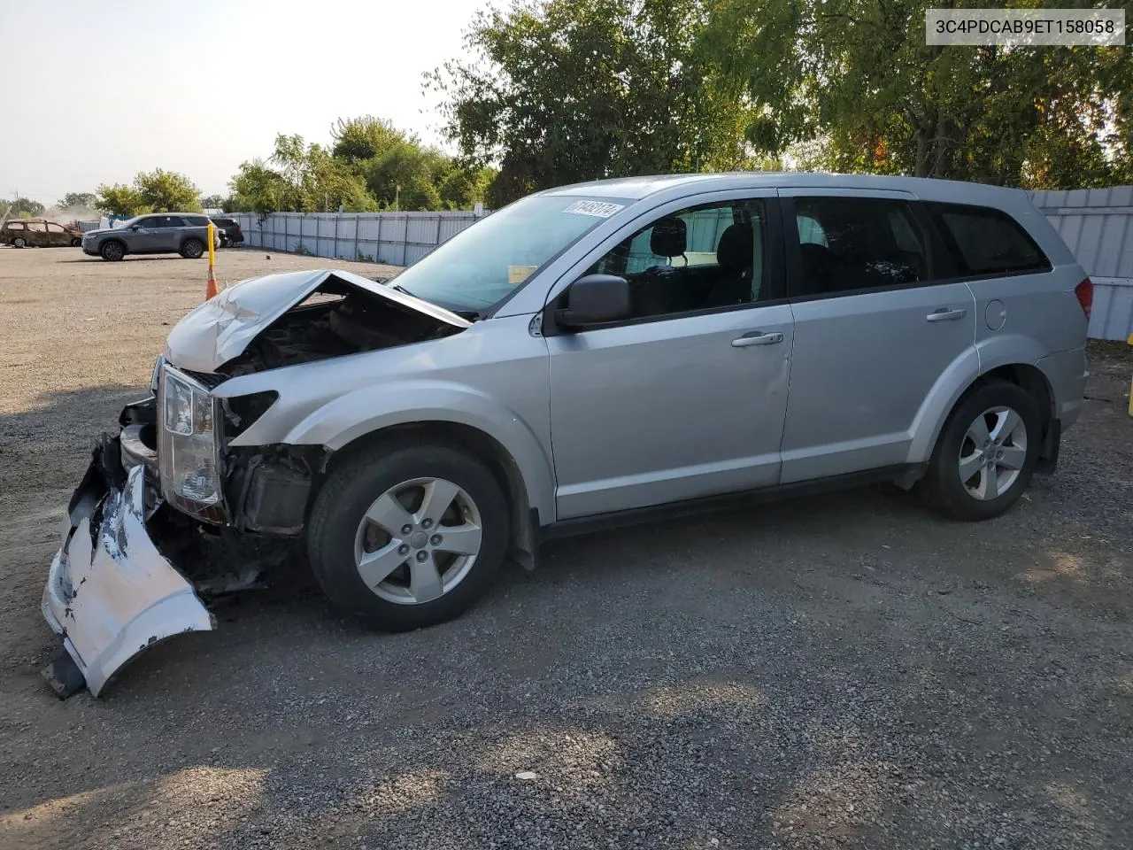 2014 Dodge Journey Se VIN: 3C4PDCAB9ET158058 Lot: 71452174