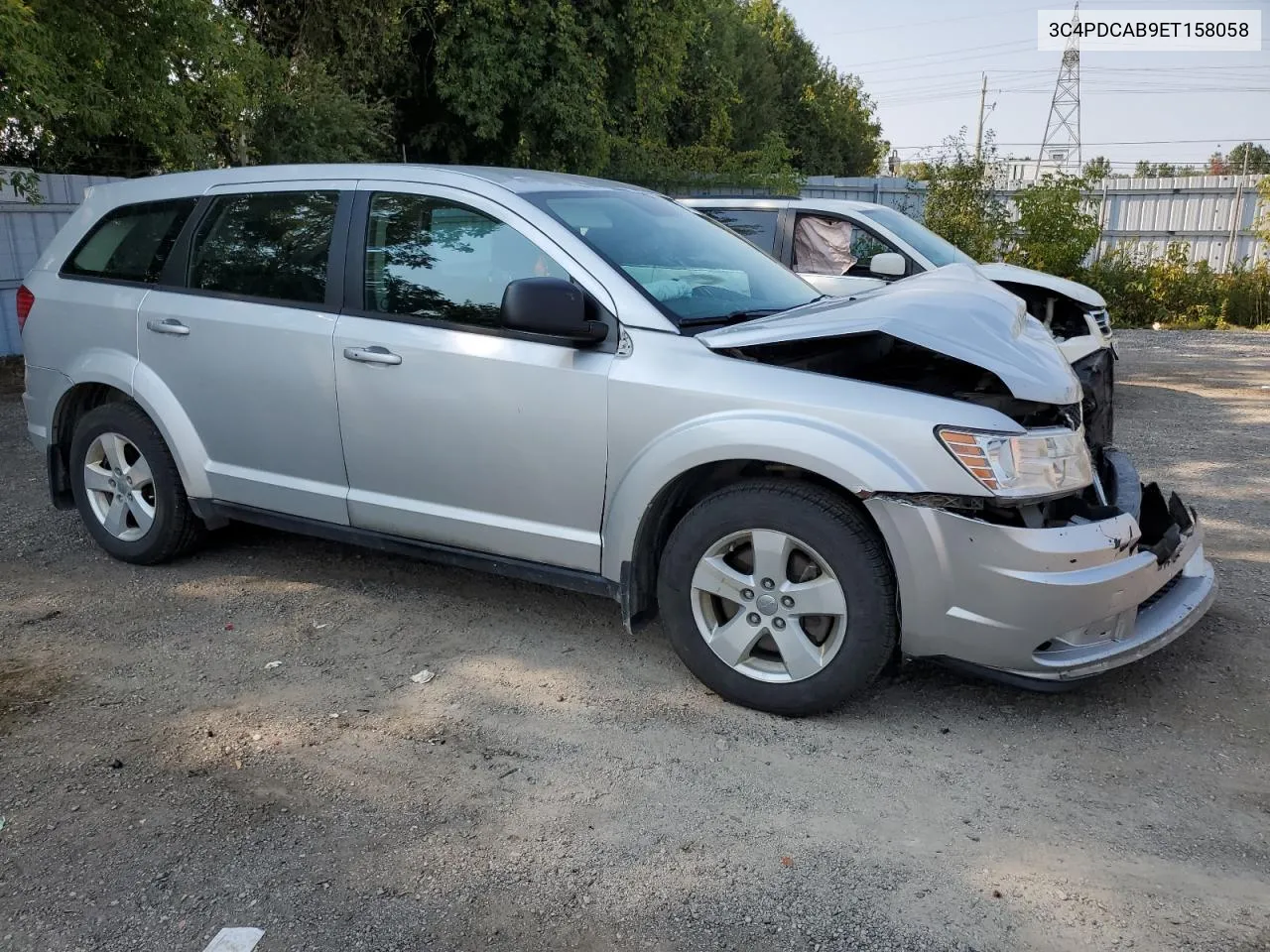 2014 Dodge Journey Se VIN: 3C4PDCAB9ET158058 Lot: 71452174