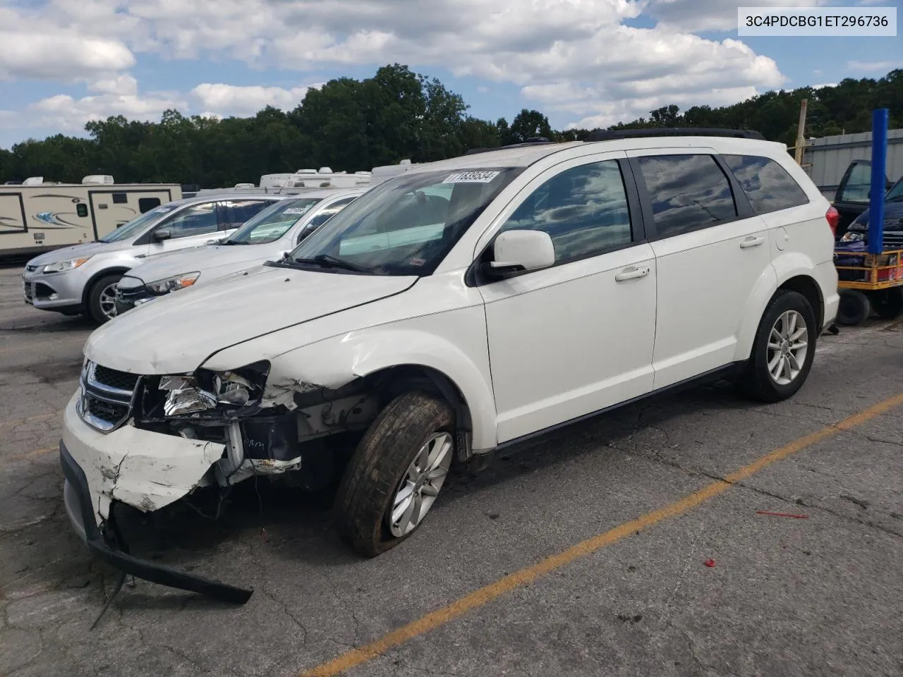 2014 Dodge Journey Sxt VIN: 3C4PDCBG1ET296736 Lot: 71839534