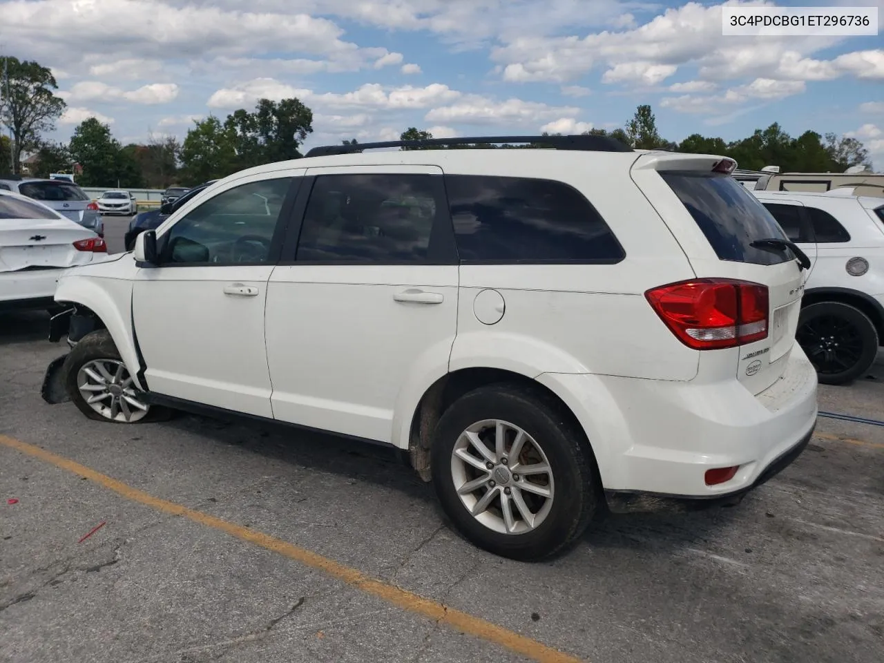 2014 Dodge Journey Sxt VIN: 3C4PDCBG1ET296736 Lot: 71839534