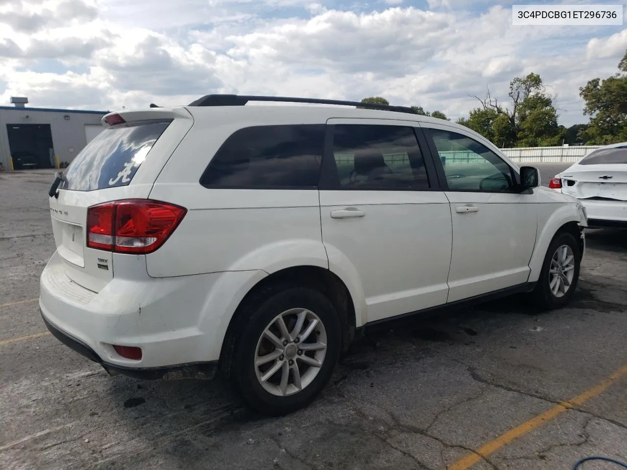 2014 Dodge Journey Sxt VIN: 3C4PDCBG1ET296736 Lot: 71839534