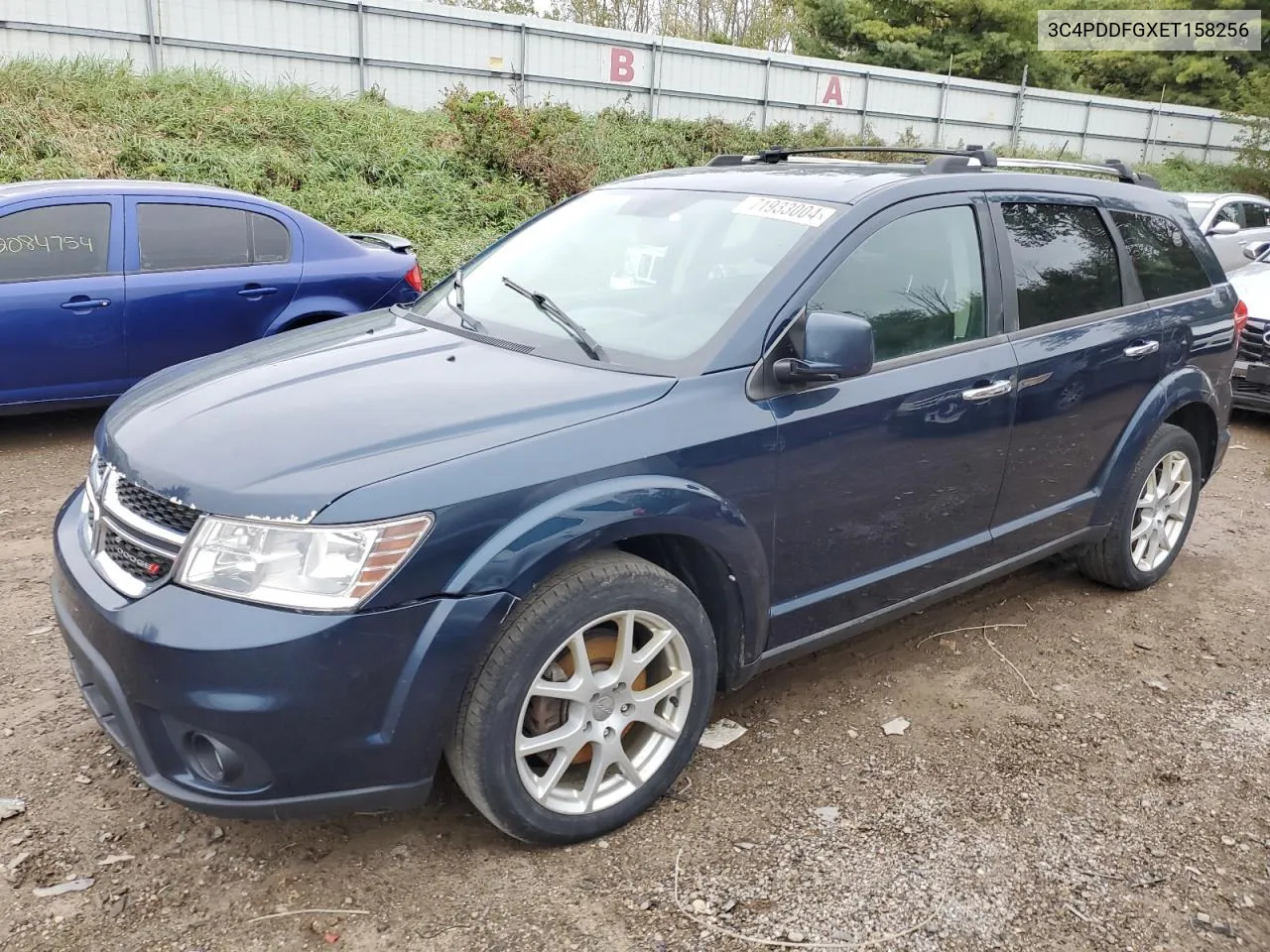 2014 Dodge Journey R/T VIN: 3C4PDDFGXET158256 Lot: 71933004