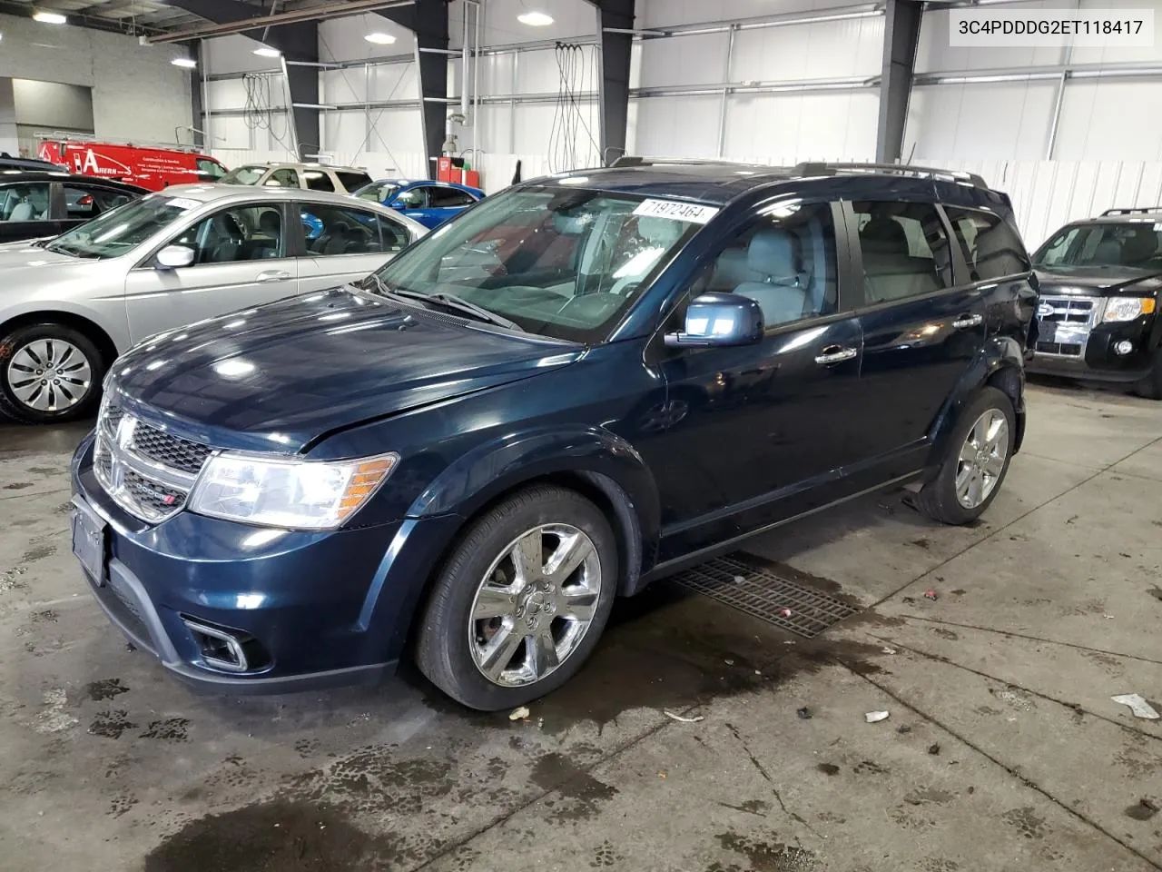 2014 Dodge Journey Limited VIN: 3C4PDDDG2ET118417 Lot: 71972464