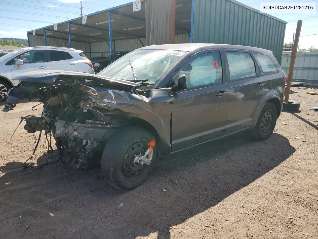 2014 Dodge Journey Se VIN: 3C4PDCAB2ET281216 Lot: 72024684