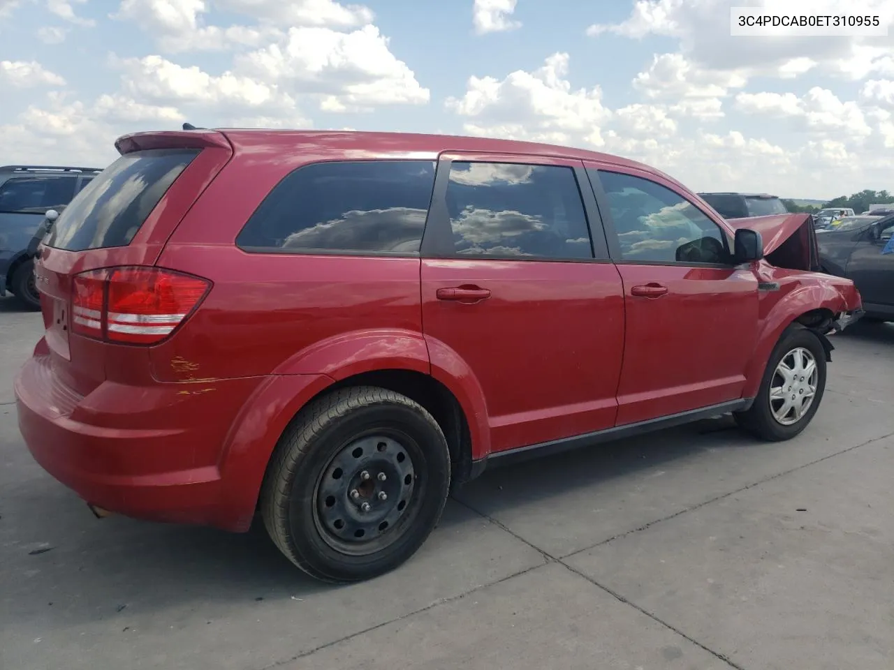 2014 Dodge Journey Se VIN: 3C4PDCAB0ET310955 Lot: 72033304