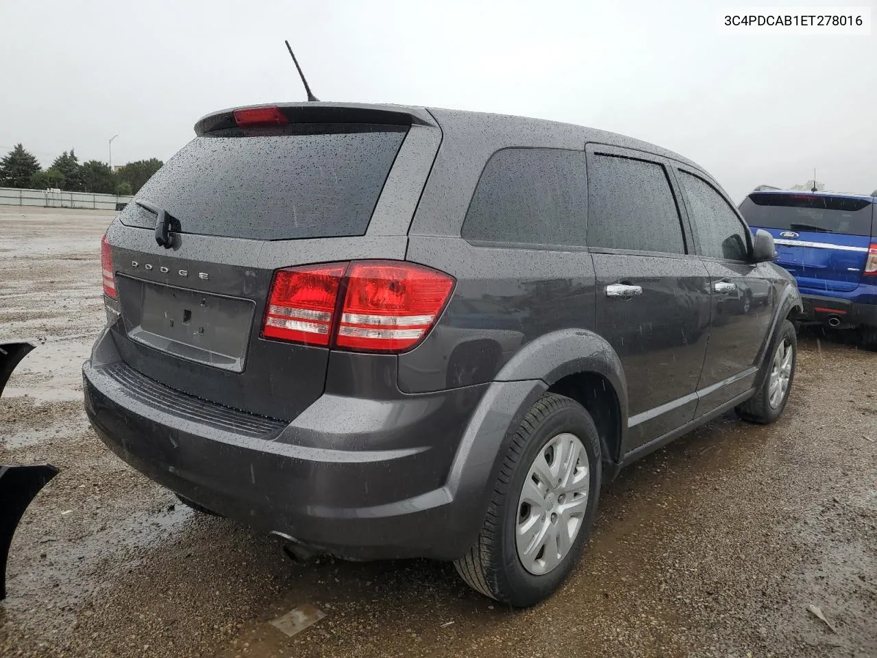 2014 Dodge Journey Se VIN: 3C4PDCAB1ET278016 Lot: 72042164