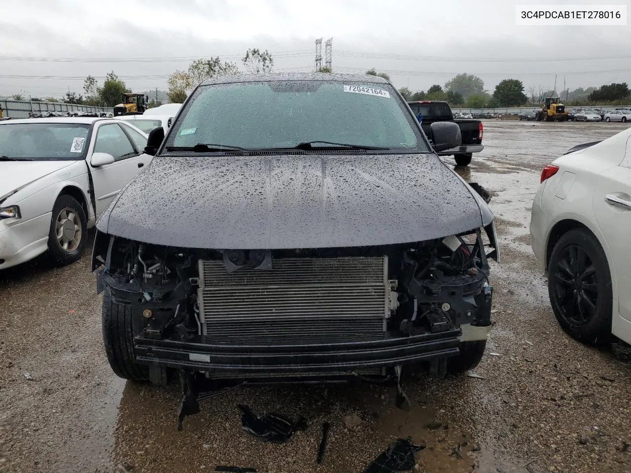 2014 Dodge Journey Se VIN: 3C4PDCAB1ET278016 Lot: 72042164