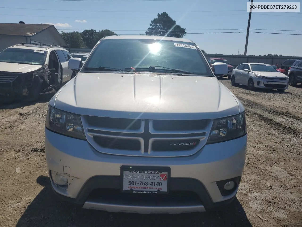 2014 Dodge Journey R/T VIN: 3C4PDDEG7ET279263 Lot: 72148584