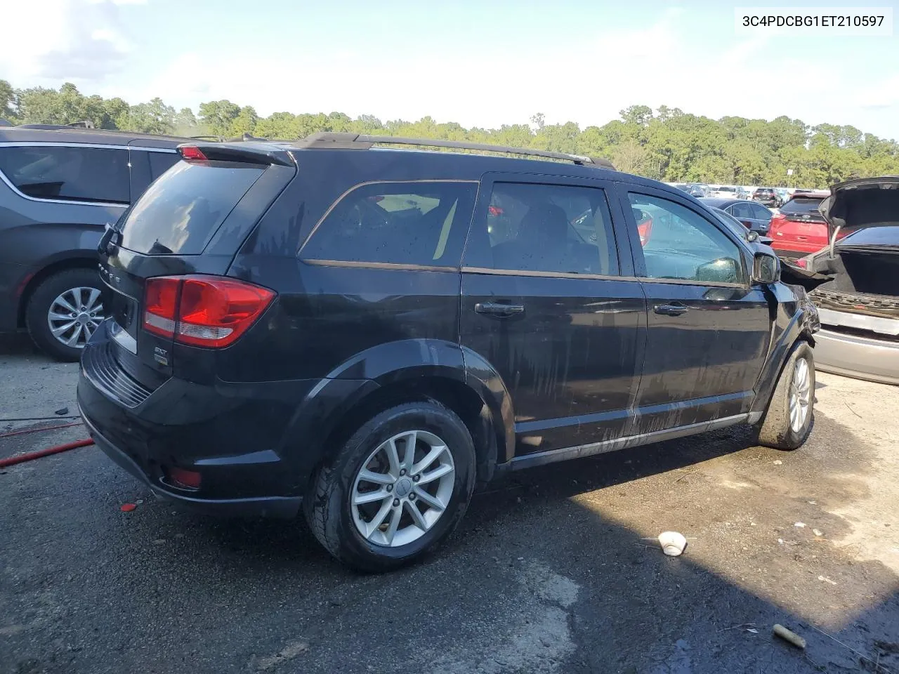 2014 Dodge Journey Sxt VIN: 3C4PDCBG1ET210597 Lot: 72581444