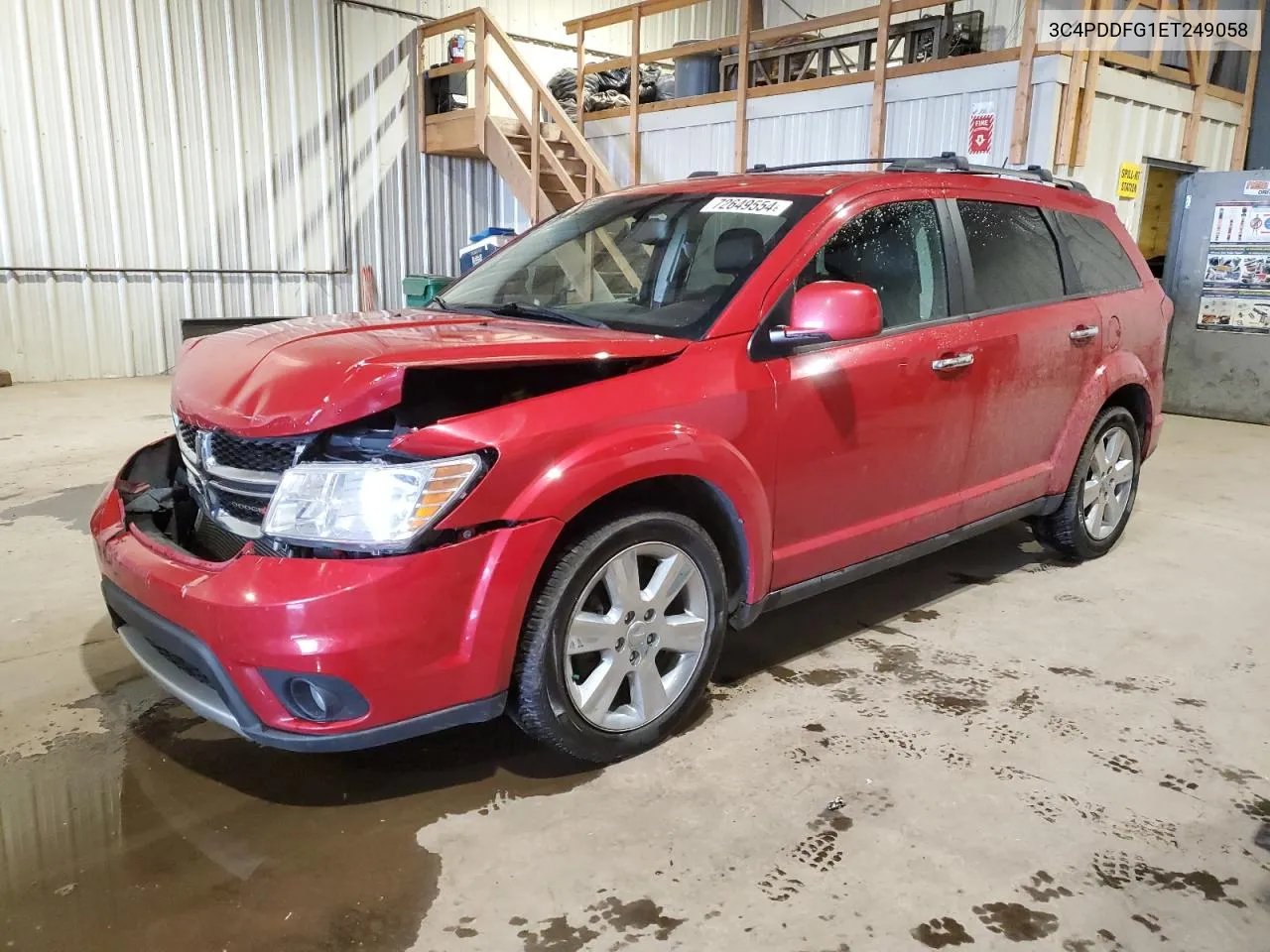 2014 Dodge Journey R/T VIN: 3C4PDDFG1ET249058 Lot: 72649554