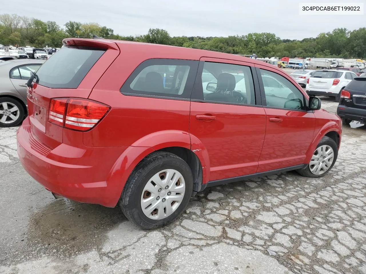 2014 Dodge Journey Se VIN: 3C4PDCAB6ET199022 Lot: 72755604