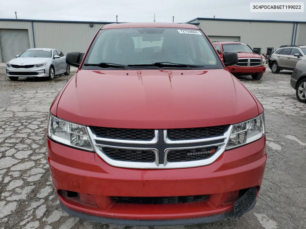 2014 Dodge Journey Se VIN: 3C4PDCAB6ET199022 Lot: 72755604