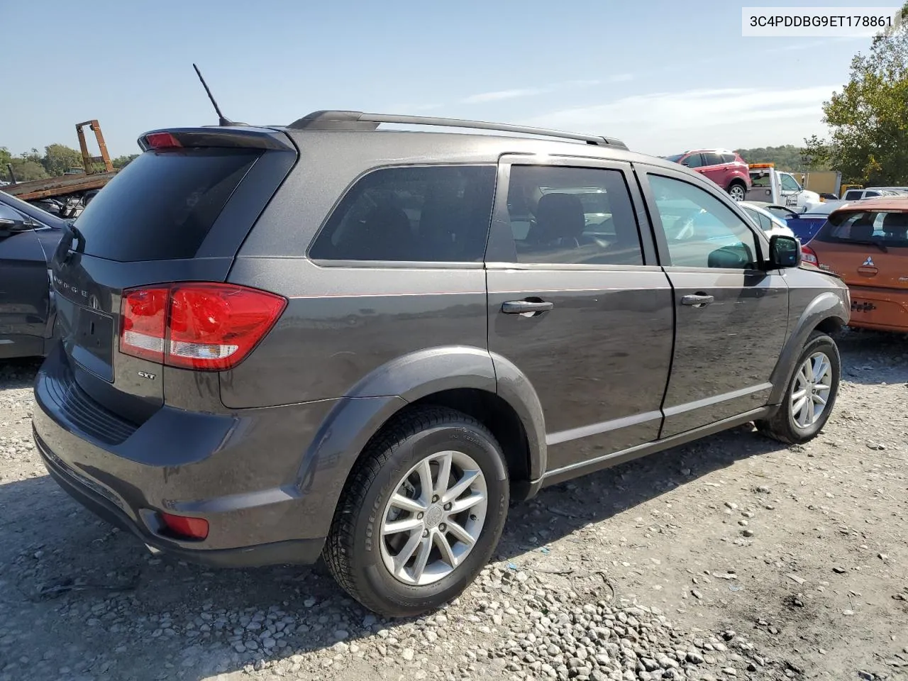 2014 Dodge Journey Sxt VIN: 3C4PDDBG9ET178861 Lot: 72950874