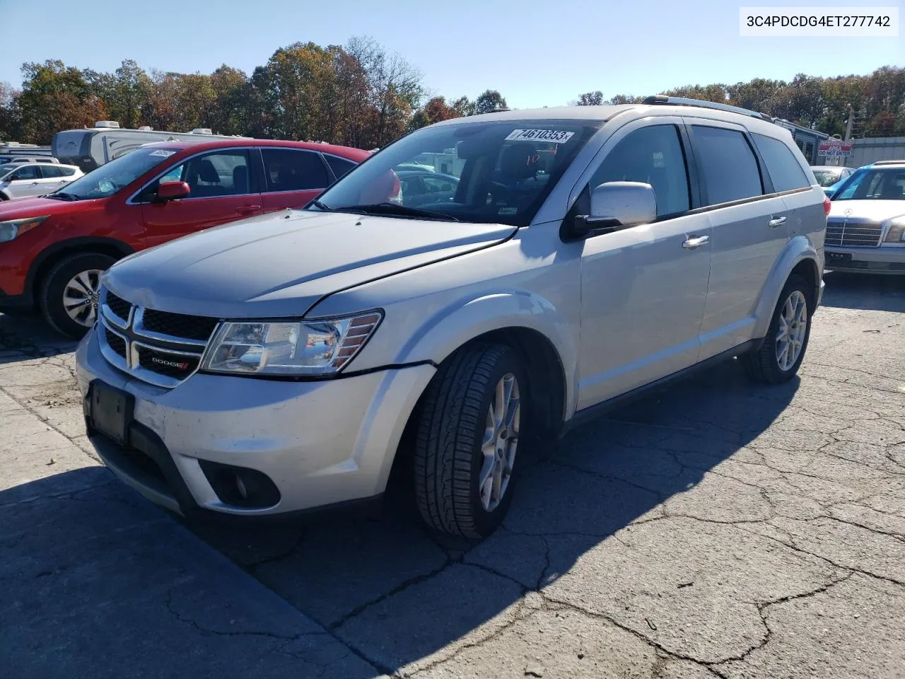 2014 Dodge Journey Limited VIN: 3C4PDCDG4ET277742 Lot: 73316014