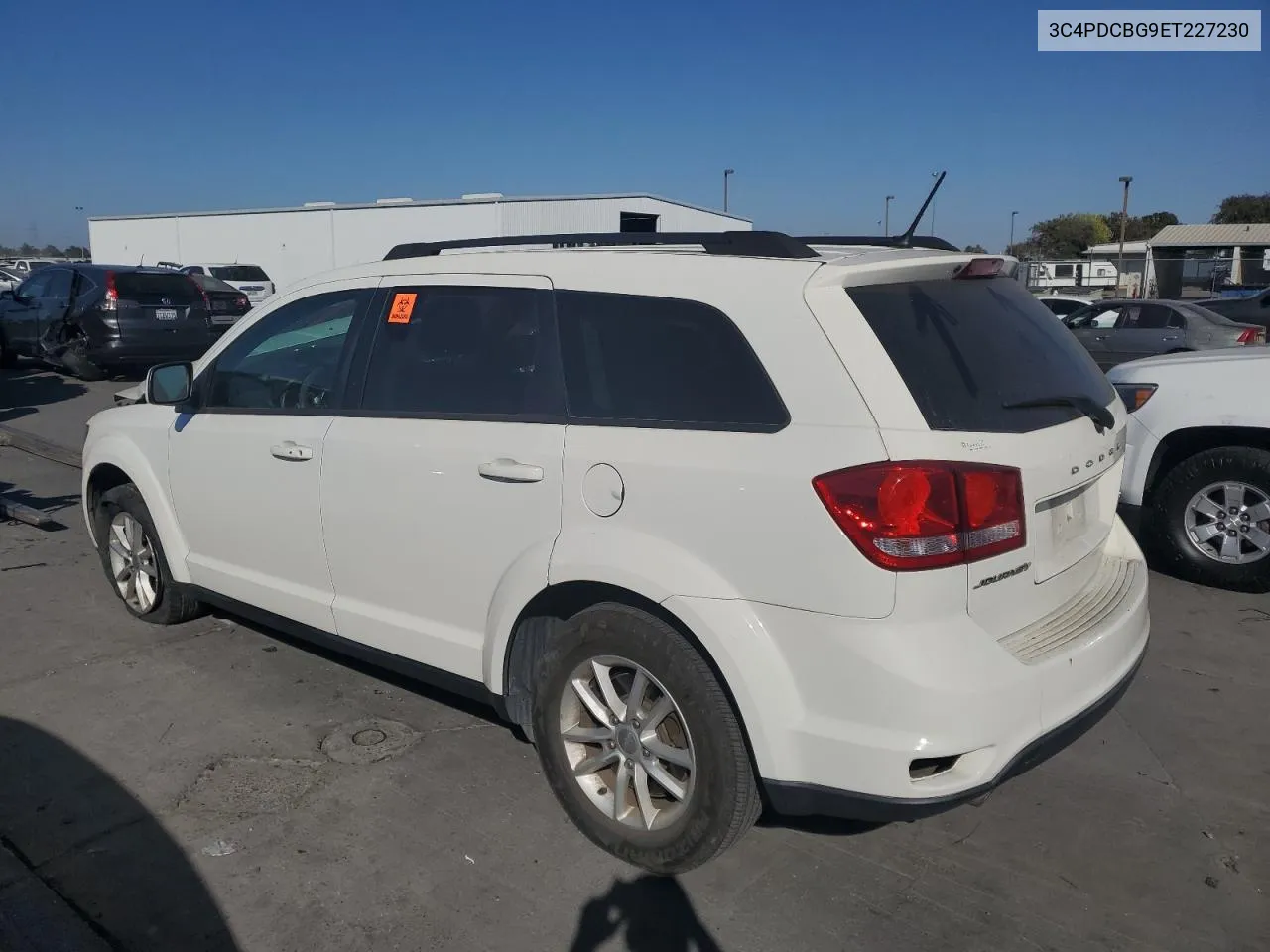 2014 Dodge Journey Sxt VIN: 3C4PDCBG9ET227230 Lot: 73436064