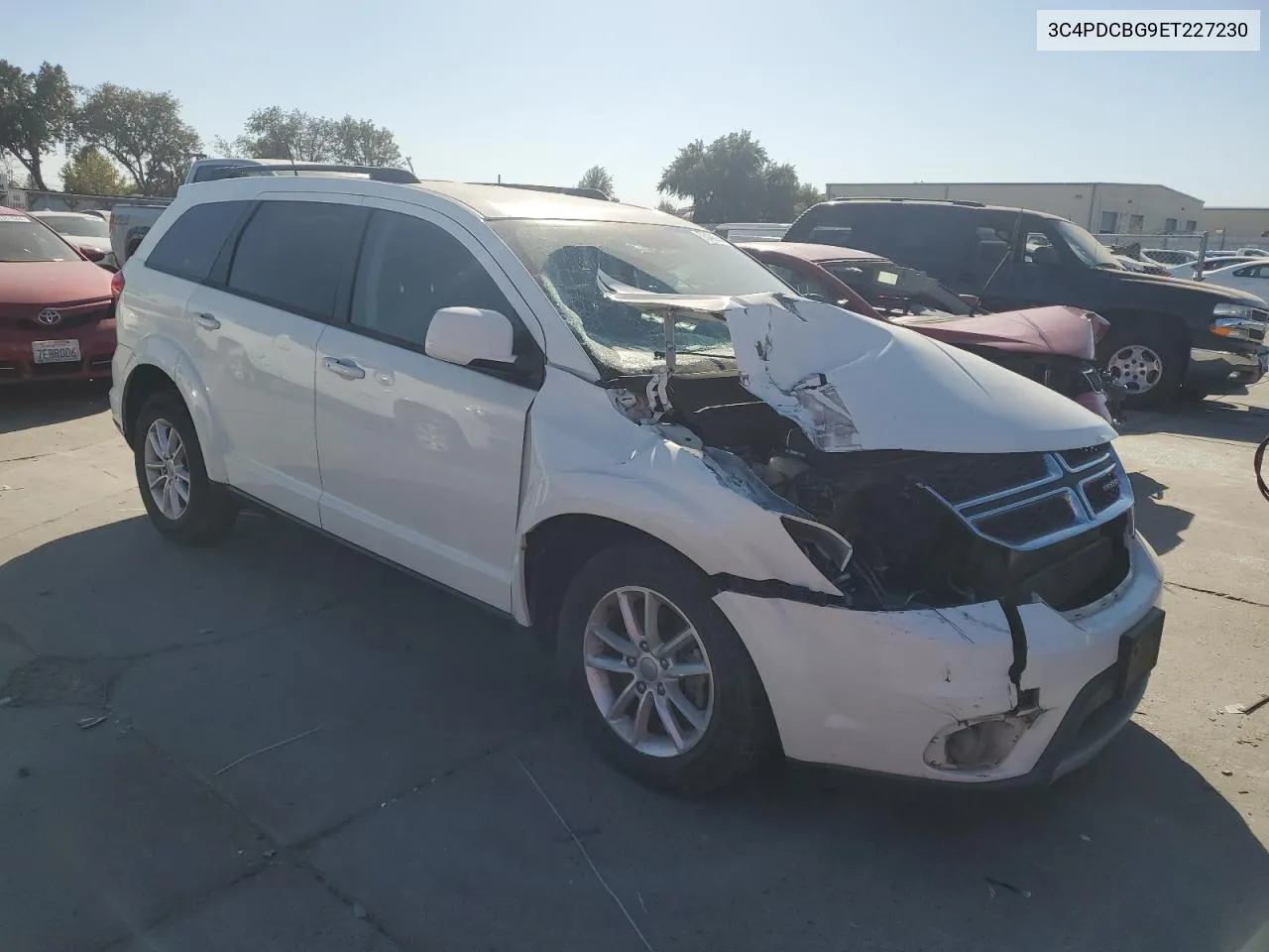 2014 Dodge Journey Sxt VIN: 3C4PDCBG9ET227230 Lot: 73436064