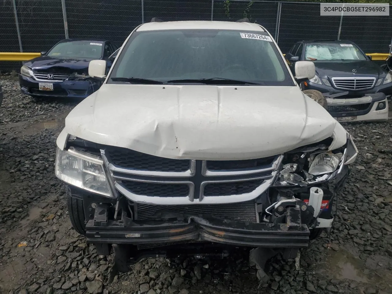 2014 Dodge Journey Sxt VIN: 3C4PDCBG5ET296982 Lot: 73667264