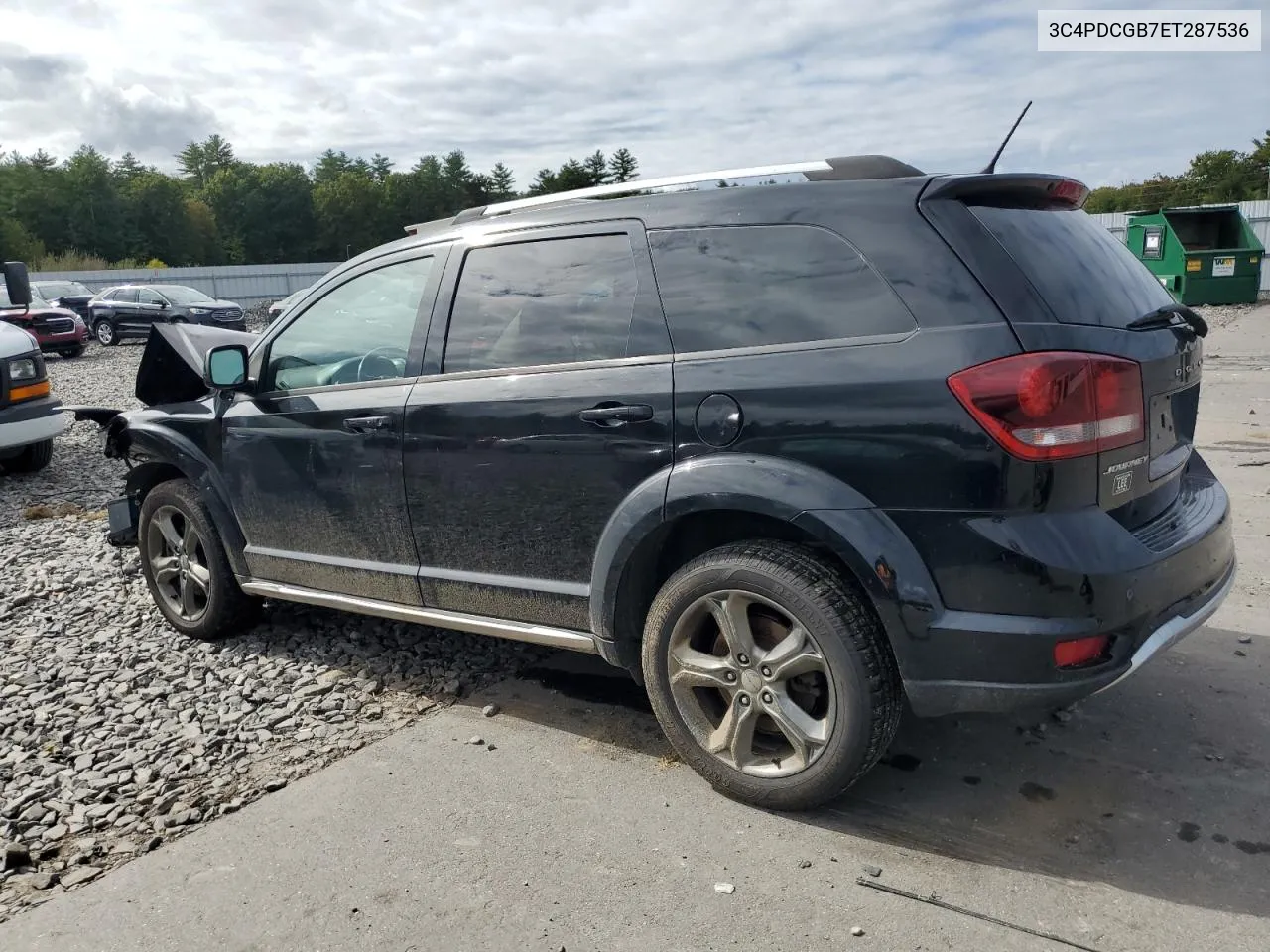 2014 Dodge Journey Crossroad VIN: 3C4PDCGB7ET287536 Lot: 73673424