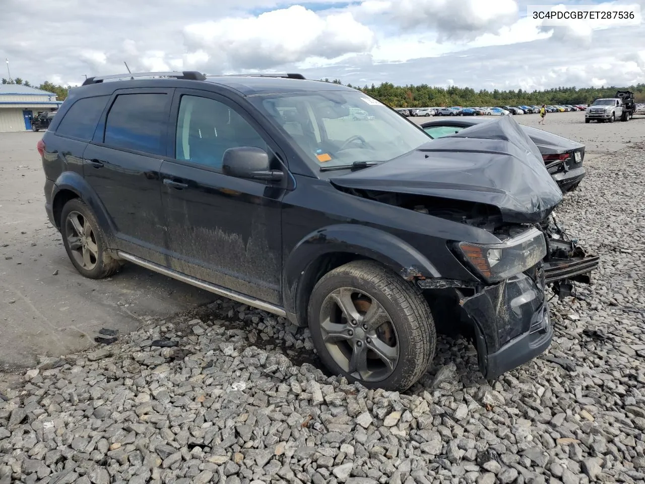 2014 Dodge Journey Crossroad VIN: 3C4PDCGB7ET287536 Lot: 73673424