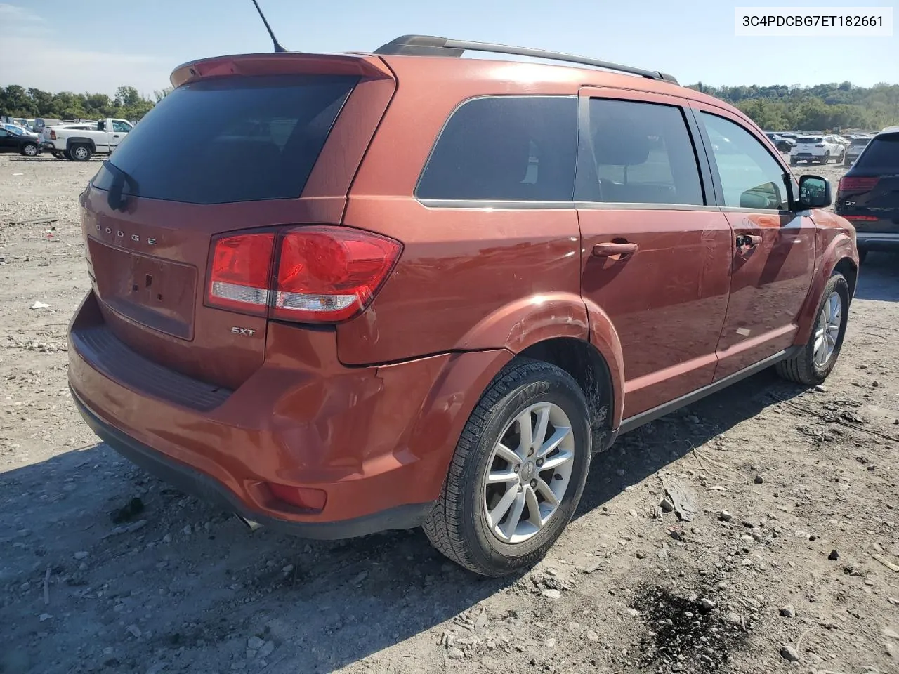 2014 Dodge Journey Sxt VIN: 3C4PDCBG7ET182661 Lot: 73745904