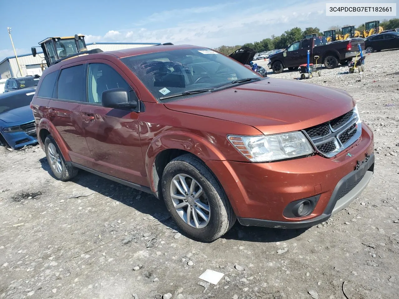 2014 Dodge Journey Sxt VIN: 3C4PDCBG7ET182661 Lot: 73745904