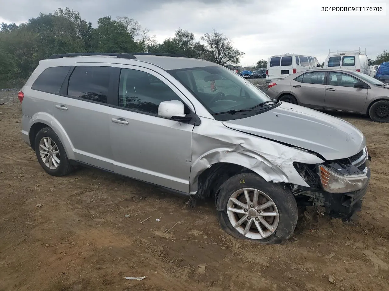 2014 Dodge Journey Sxt VIN: 3C4PDDBG9ET176706 Lot: 73814884