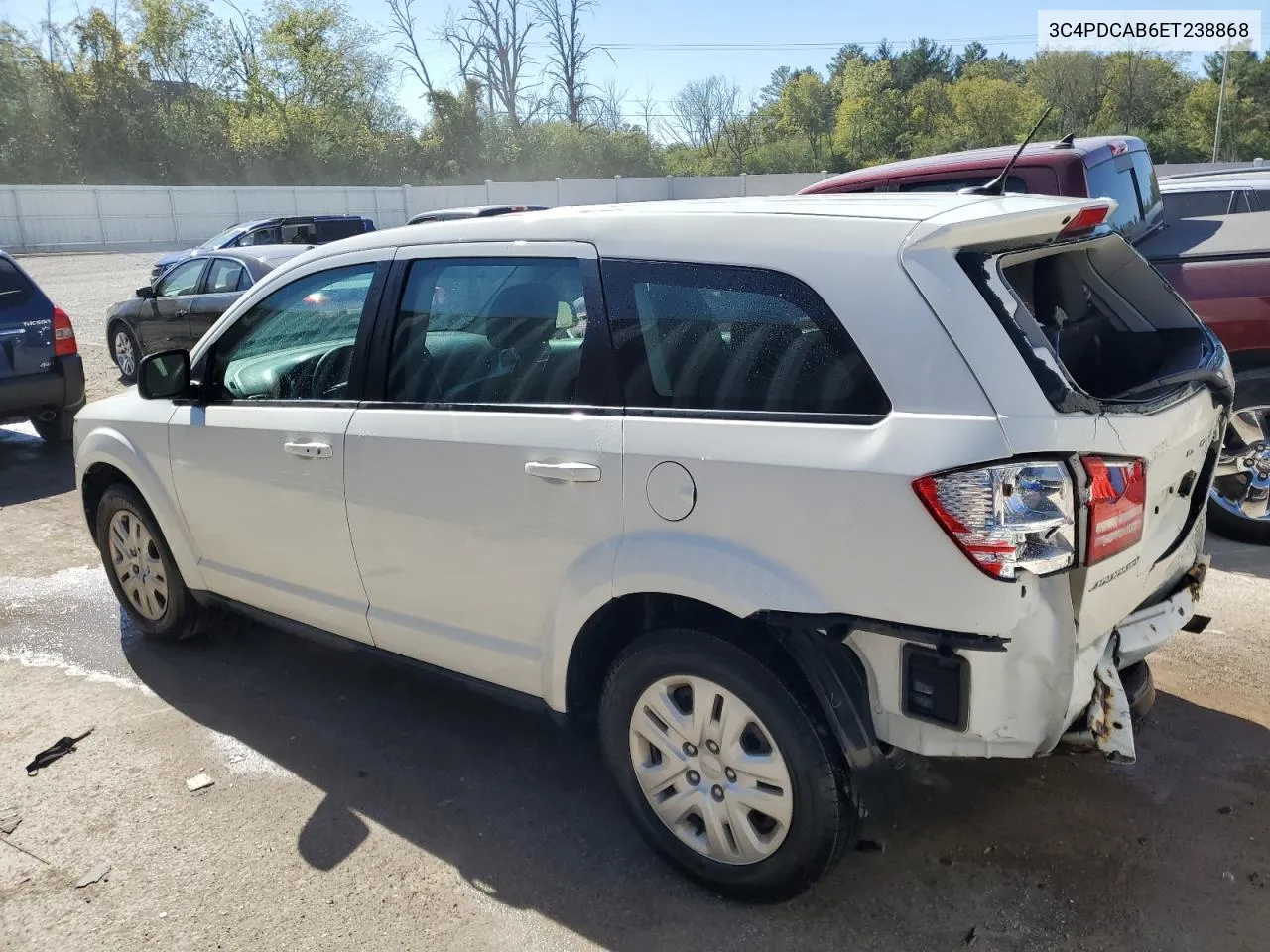 2014 Dodge Journey Se VIN: 3C4PDCAB6ET238868 Lot: 73968774