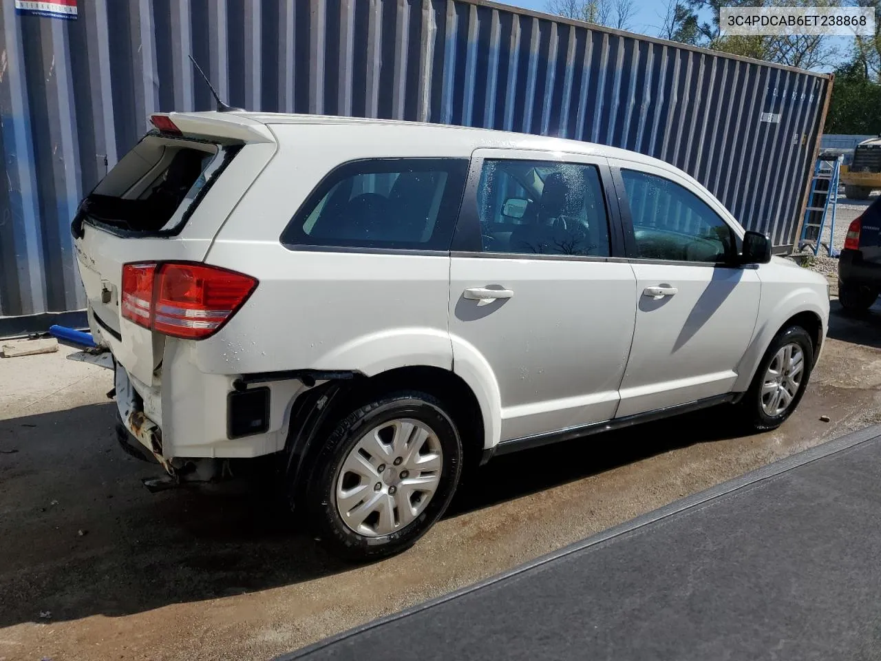 2014 Dodge Journey Se VIN: 3C4PDCAB6ET238868 Lot: 73968774