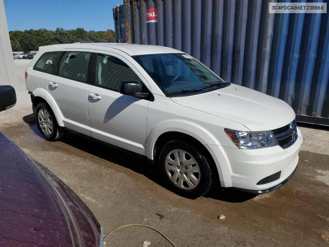 2014 Dodge Journey Se VIN: 3C4PDCAB6ET238868 Lot: 73968774