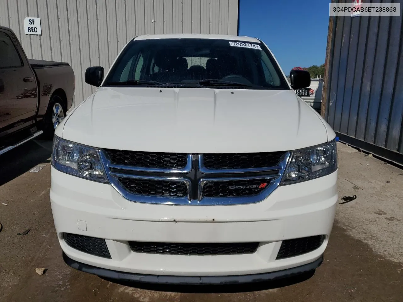 2014 Dodge Journey Se VIN: 3C4PDCAB6ET238868 Lot: 73968774