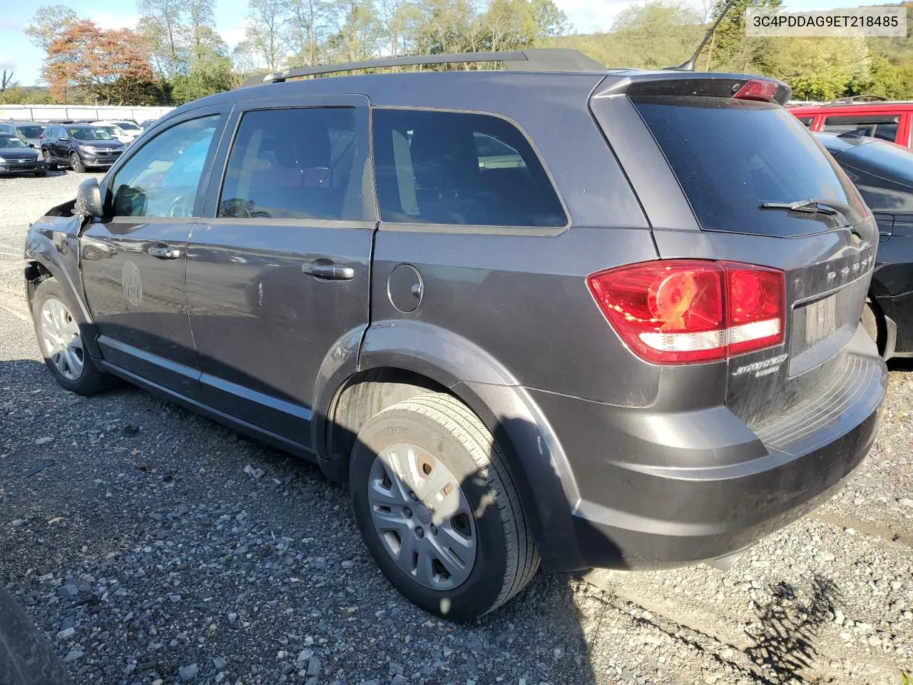 2014 Dodge Journey Se VIN: 3C4PDDAG9ET218485 Lot: 74269264