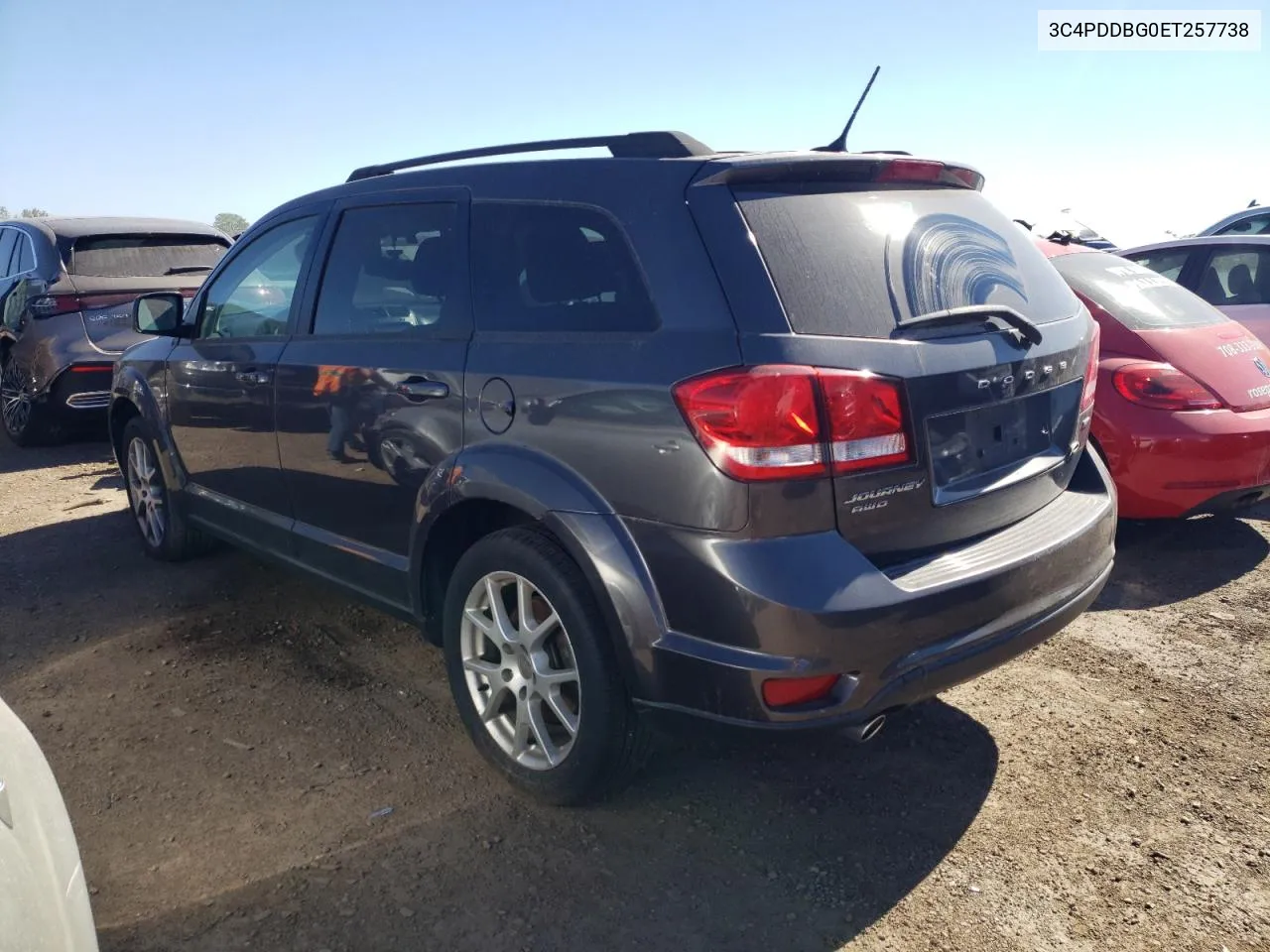 2014 Dodge Journey Sxt VIN: 3C4PDDBG0ET257738 Lot: 74309974