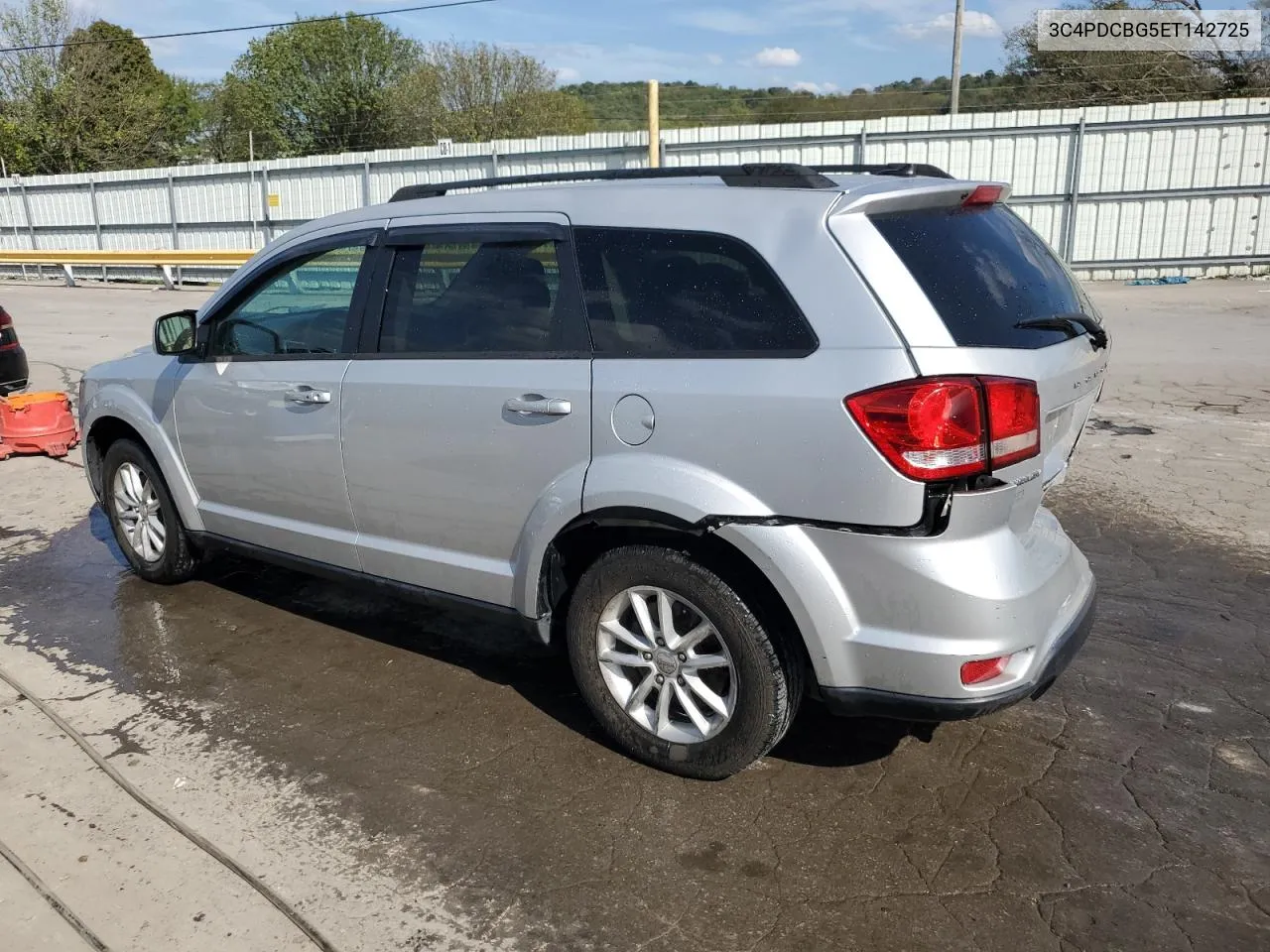 2014 Dodge Journey Sxt VIN: 3C4PDCBG5ET142725 Lot: 74365364