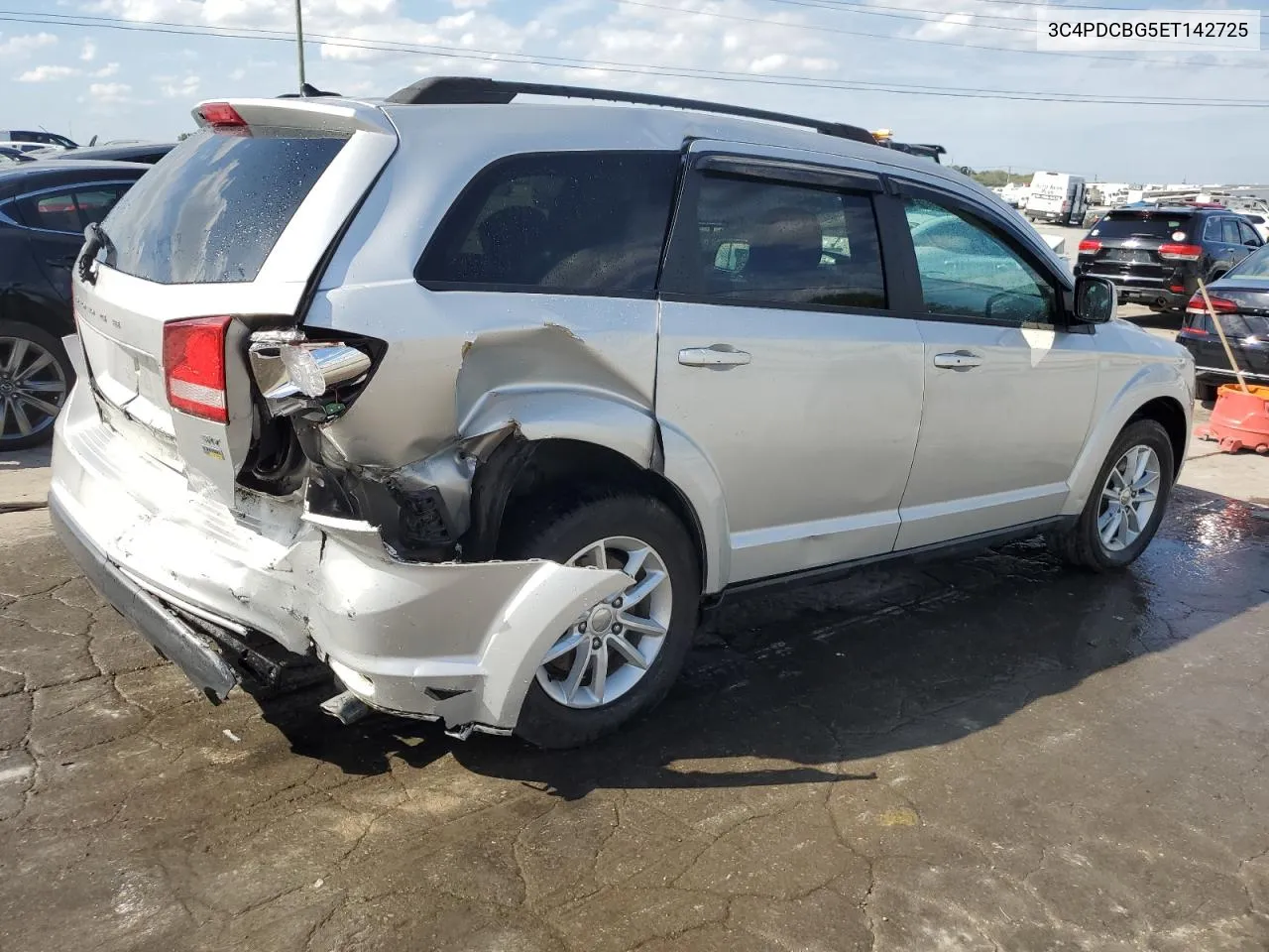 2014 Dodge Journey Sxt VIN: 3C4PDCBG5ET142725 Lot: 74365364