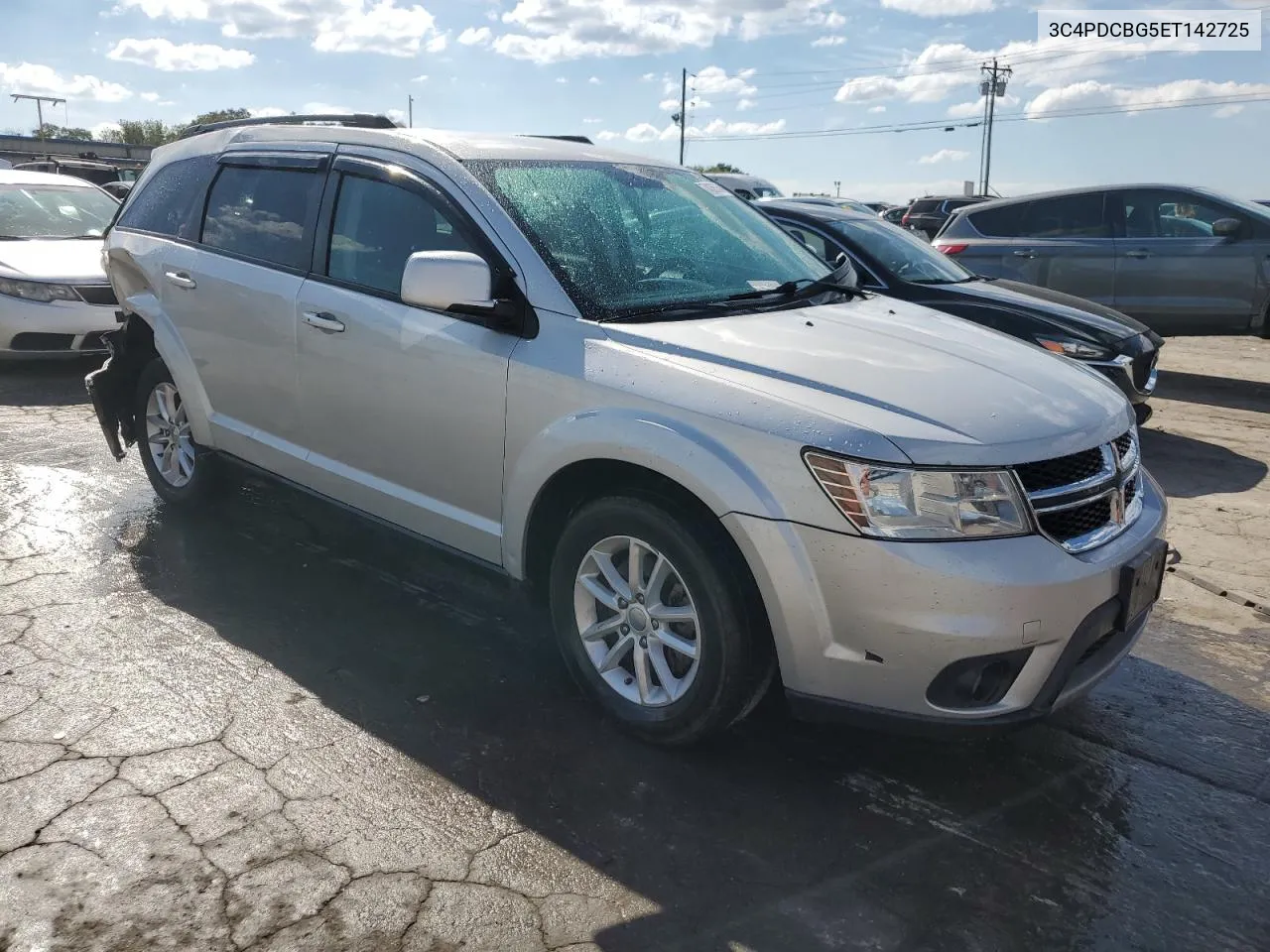 2014 Dodge Journey Sxt VIN: 3C4PDCBG5ET142725 Lot: 74365364