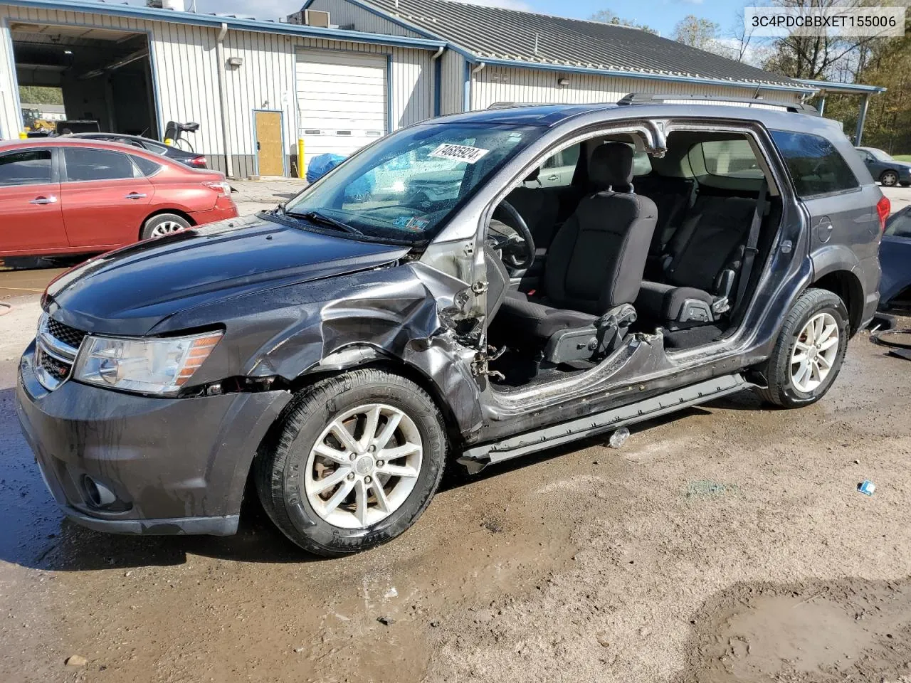 2014 Dodge Journey Sxt VIN: 3C4PDCBBXET155006 Lot: 74685924