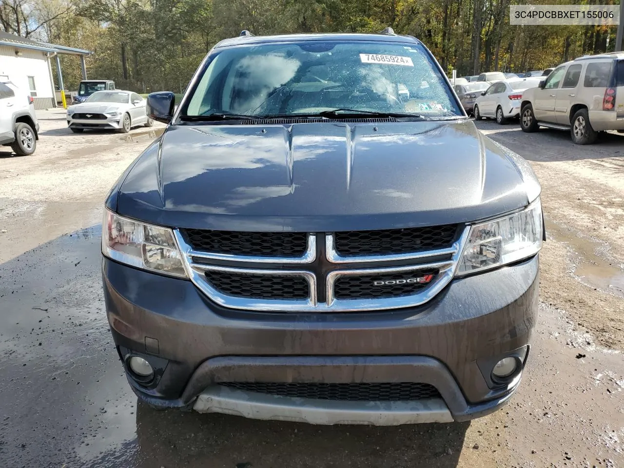 2014 Dodge Journey Sxt VIN: 3C4PDCBBXET155006 Lot: 74685924