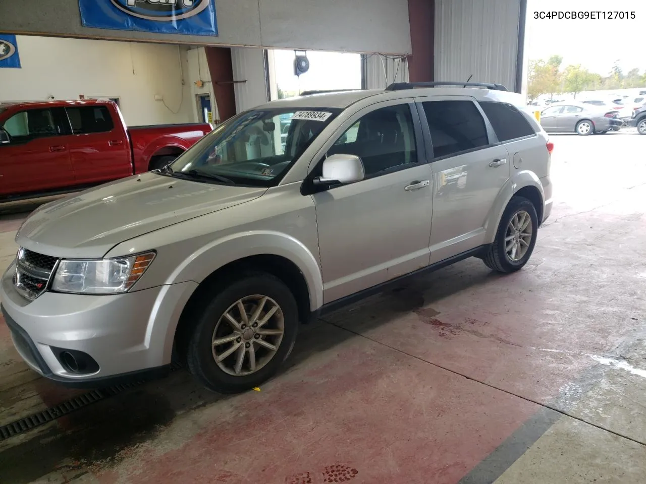 2014 Dodge Journey Sxt VIN: 3C4PDCBG9ET127015 Lot: 74789934