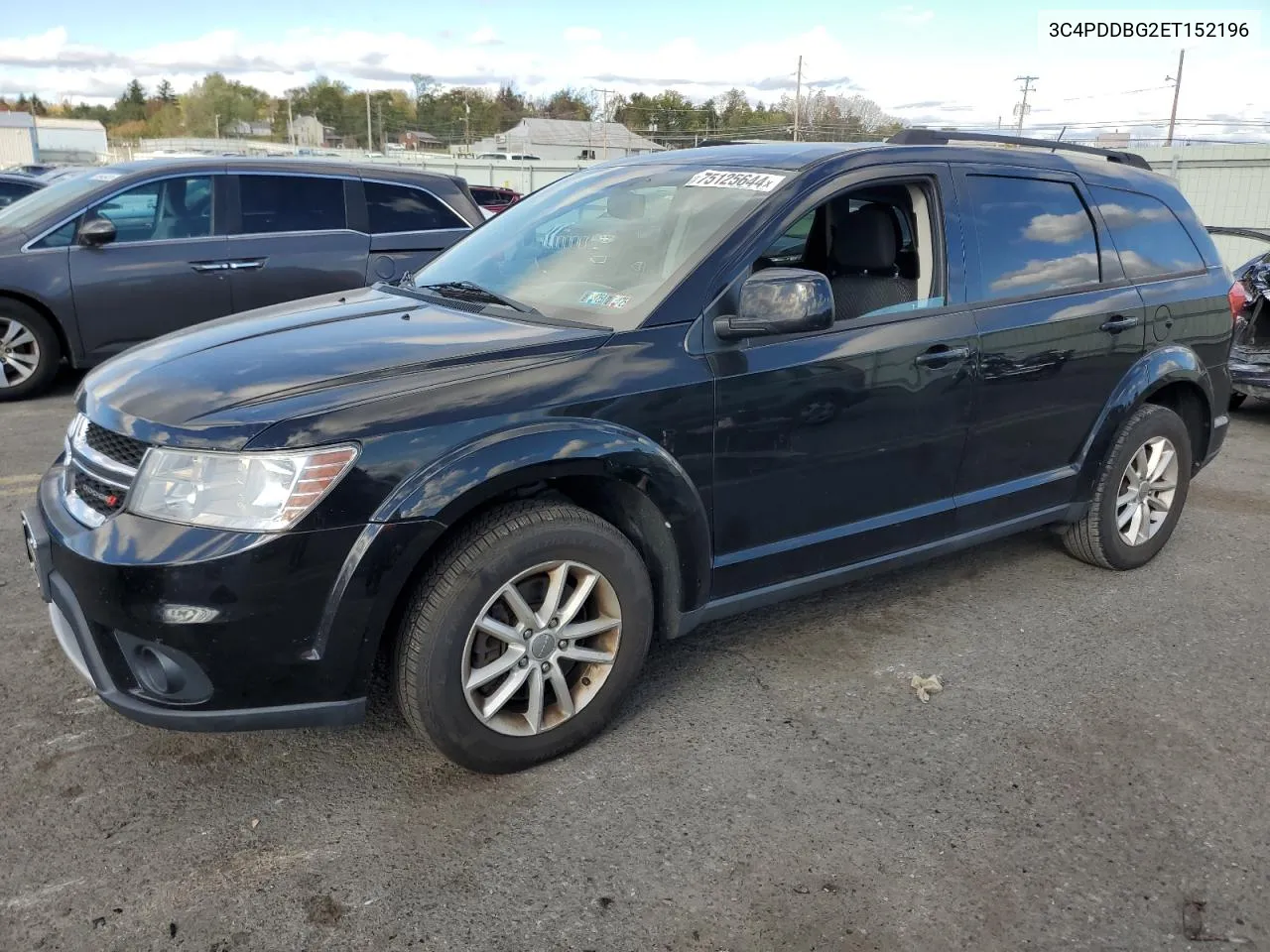 2014 Dodge Journey Sxt VIN: 3C4PDDBG2ET152196 Lot: 75125644