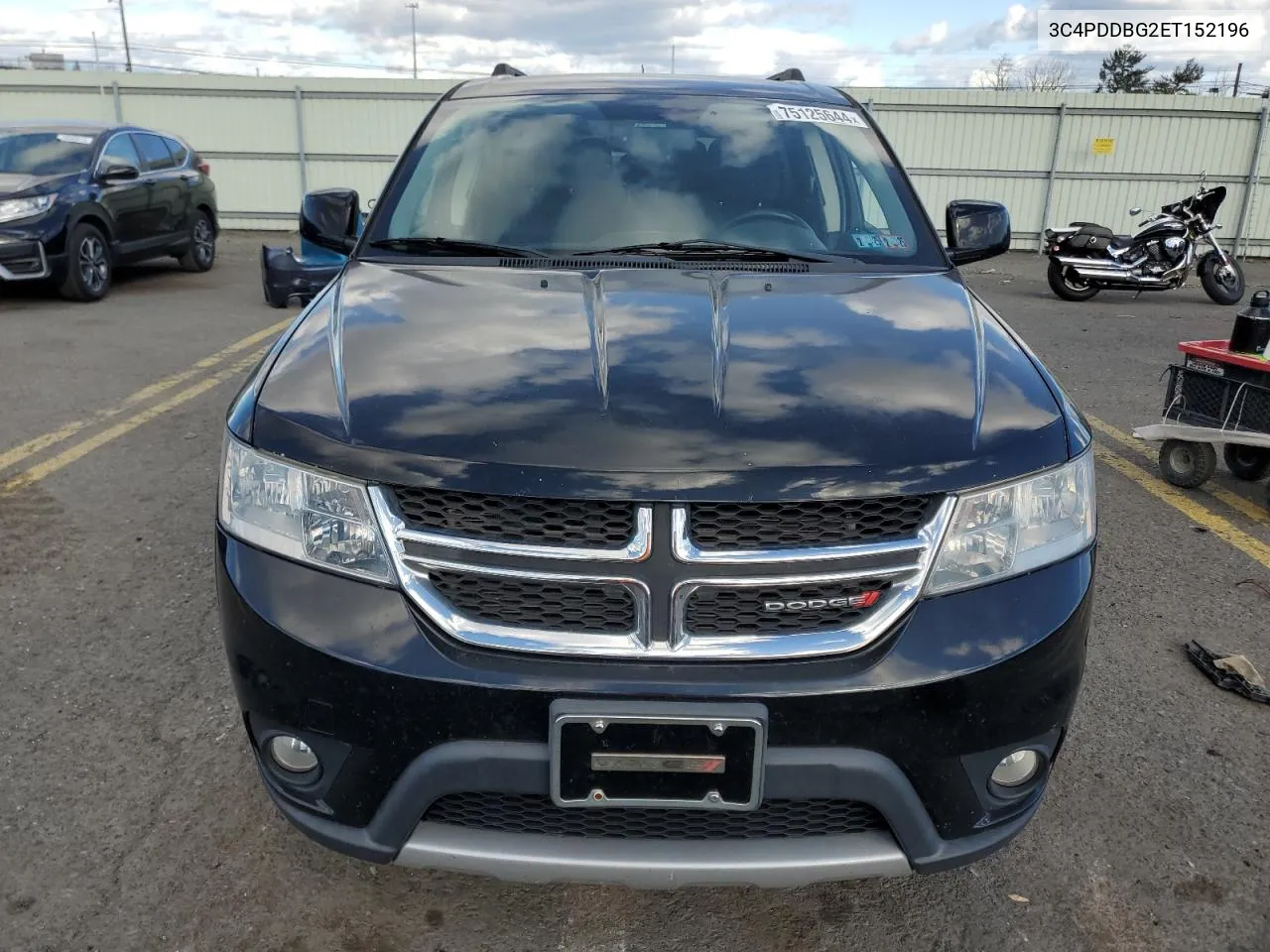 2014 Dodge Journey Sxt VIN: 3C4PDDBG2ET152196 Lot: 75125644